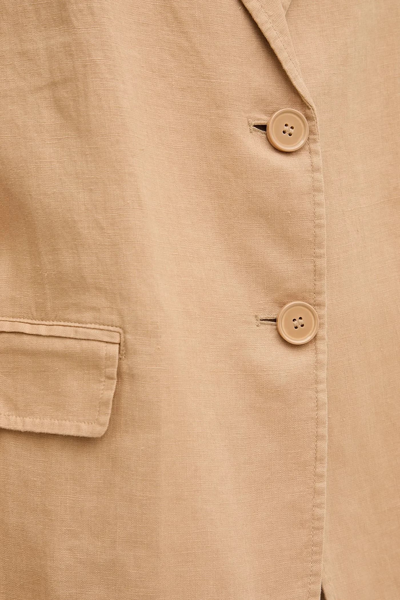 Льняная куртка - фото 5