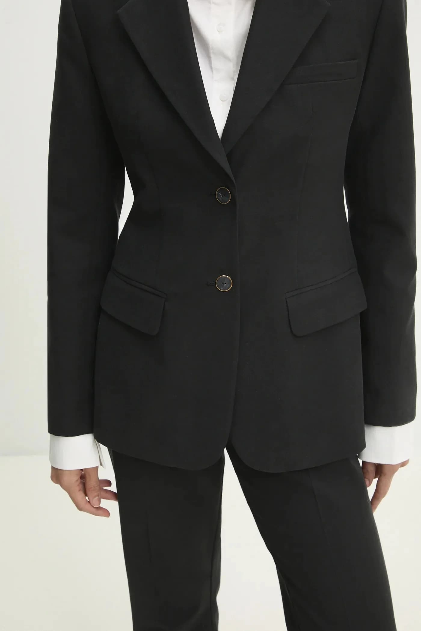 Индивидуальный жакет с шарфом - фото 6