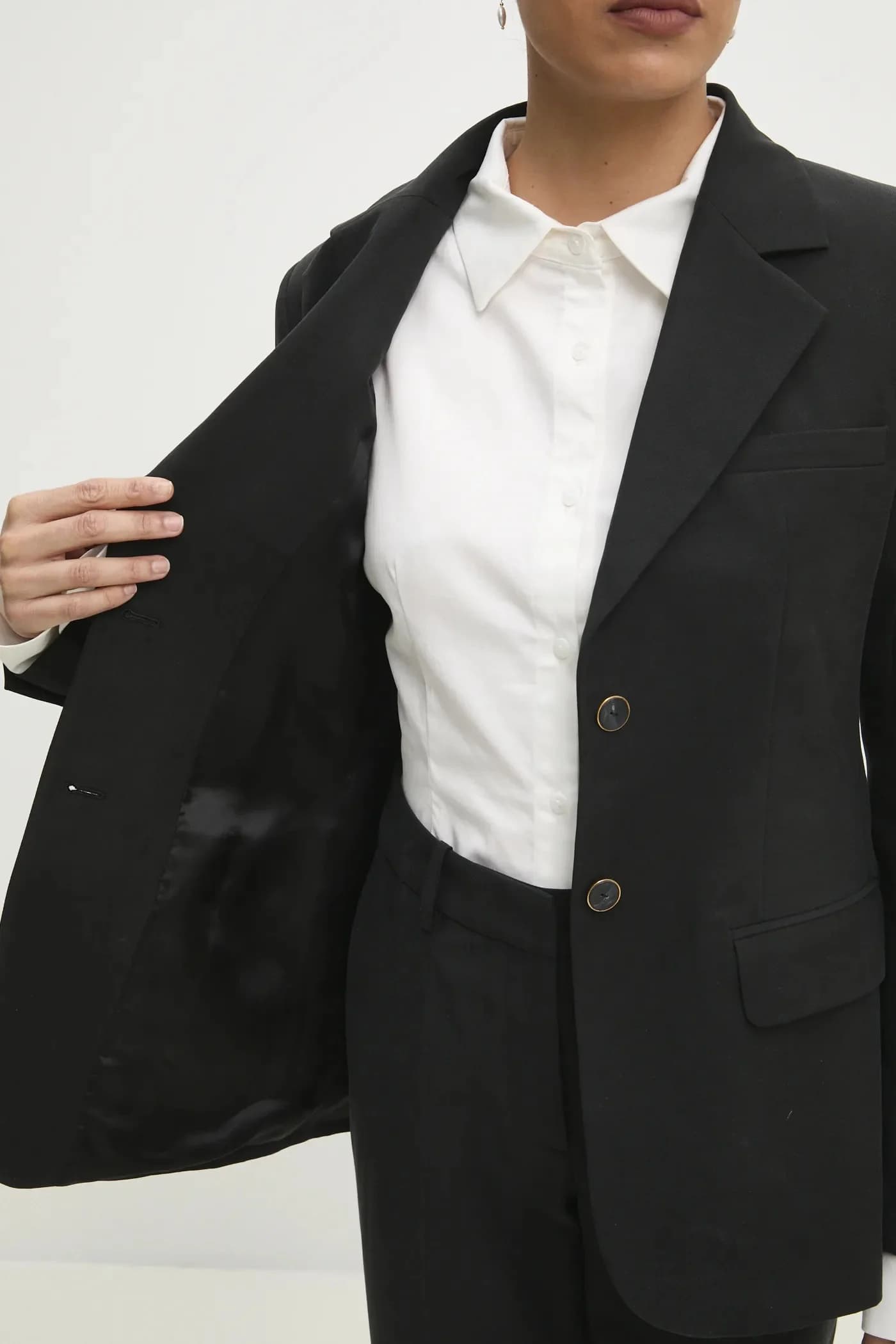 Индивидуальный жакет с шарфом - фото 9