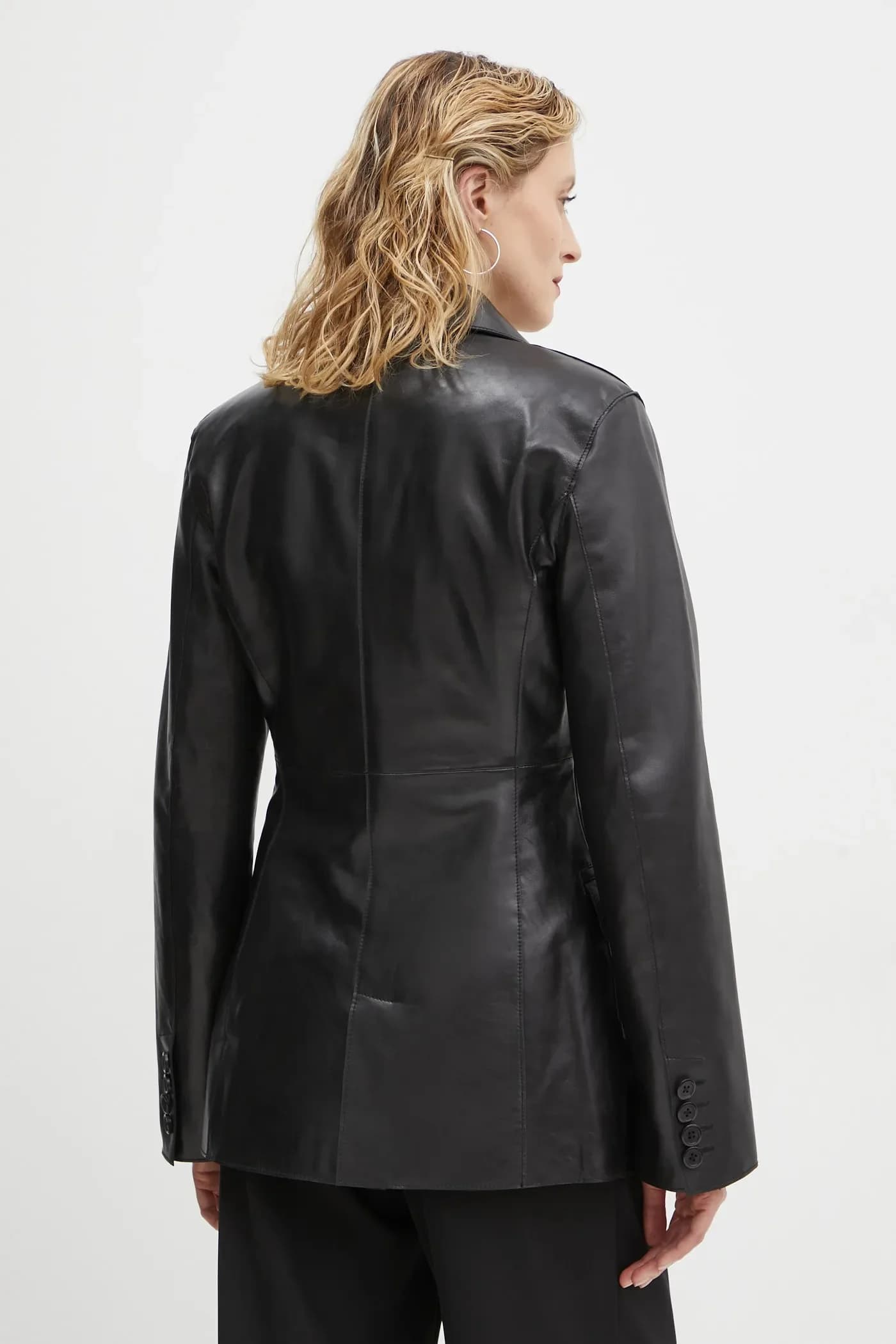 Мина кожаная куртка - фото 3