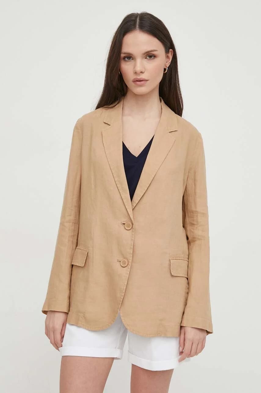 Льняная куртка