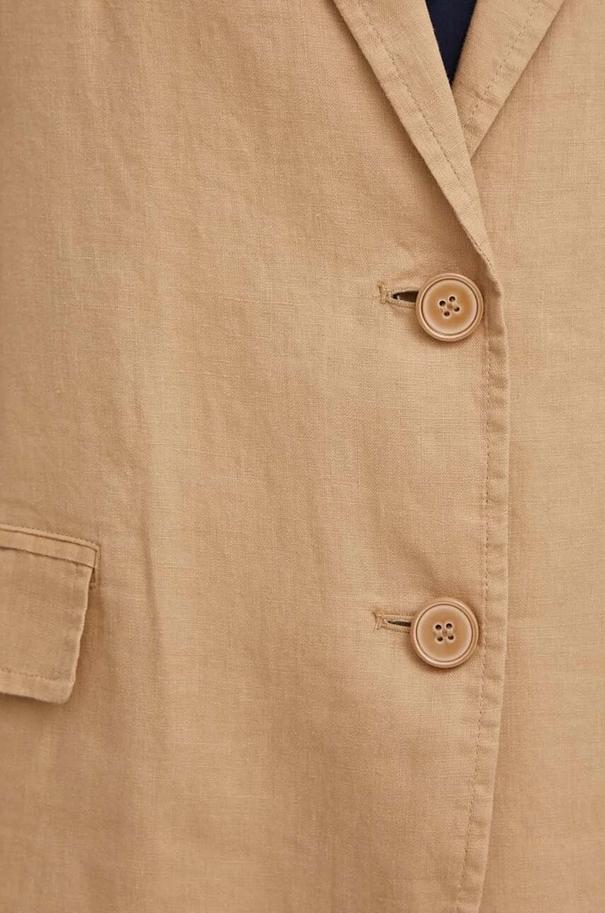 Льняная куртка - фото 5