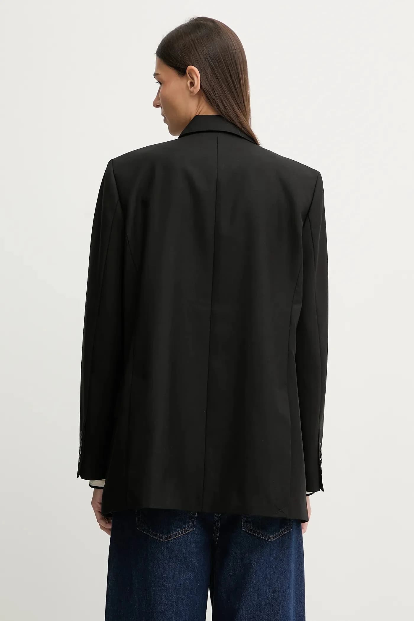 Двубортная куртка из смесовой шерсти - фото 3