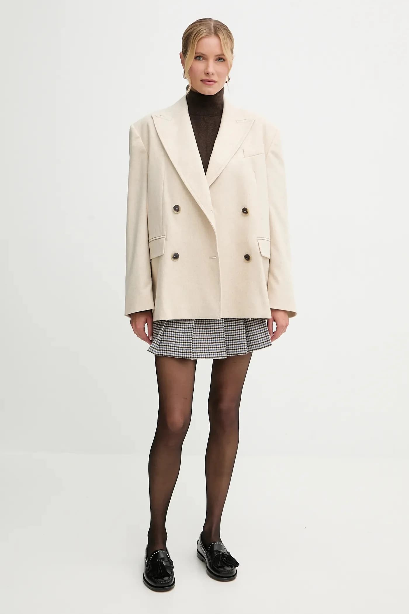 Куртка из смесовой шерсти - фото 2