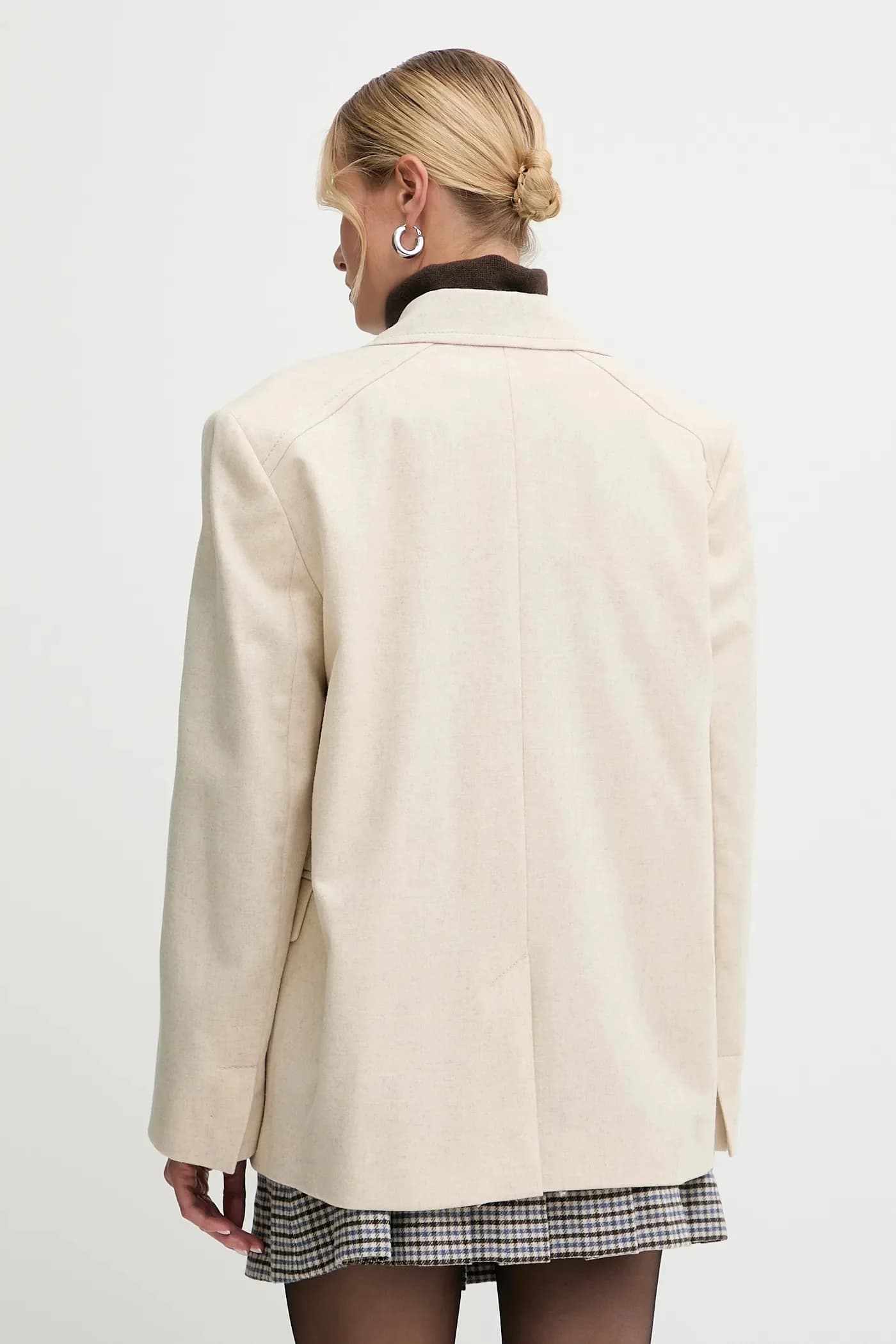 Куртка из смесовой шерсти - фото 3