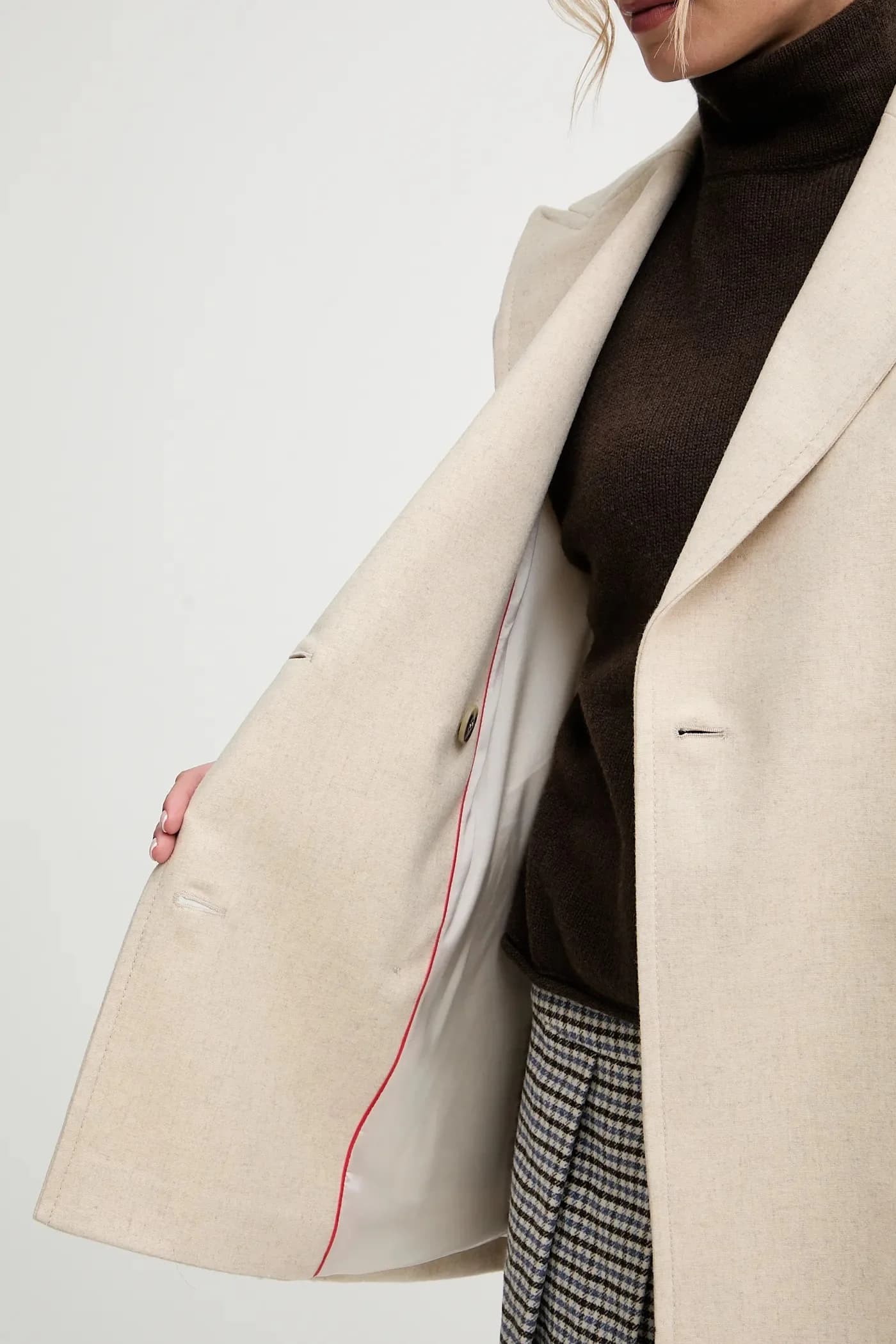 Куртка из смесовой шерсти - фото 6