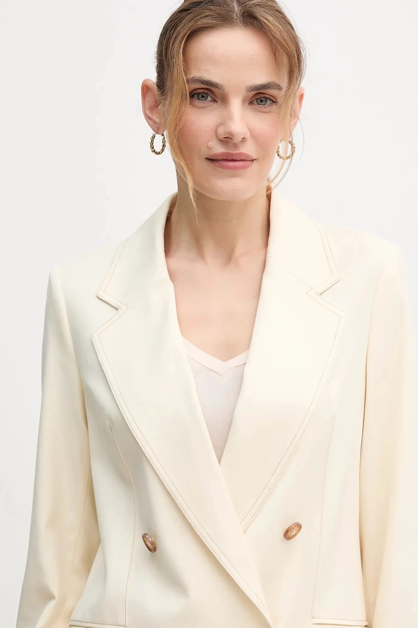 Куртка из смесовой шерсти - фото 4