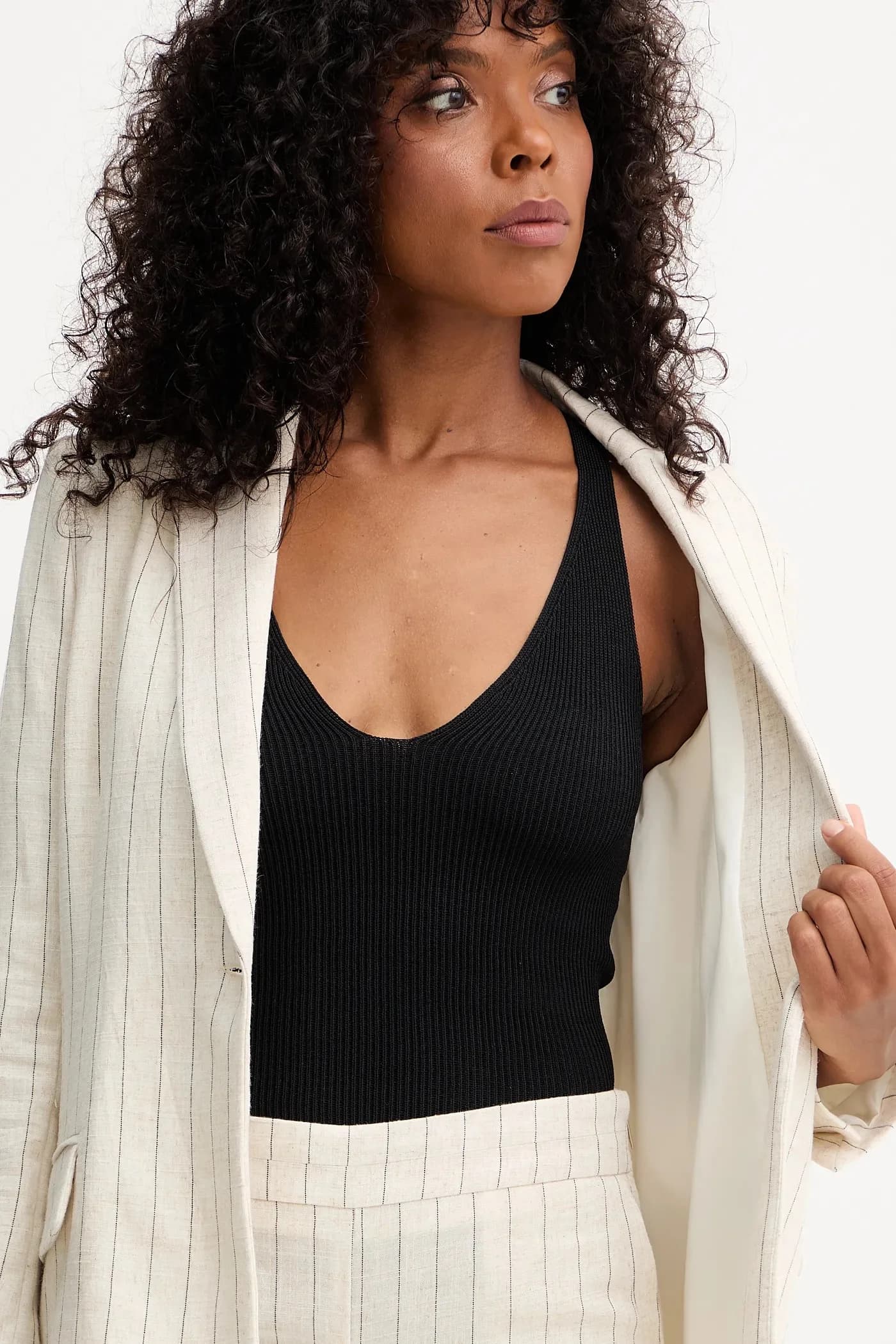 Льняная куртка - фото 6