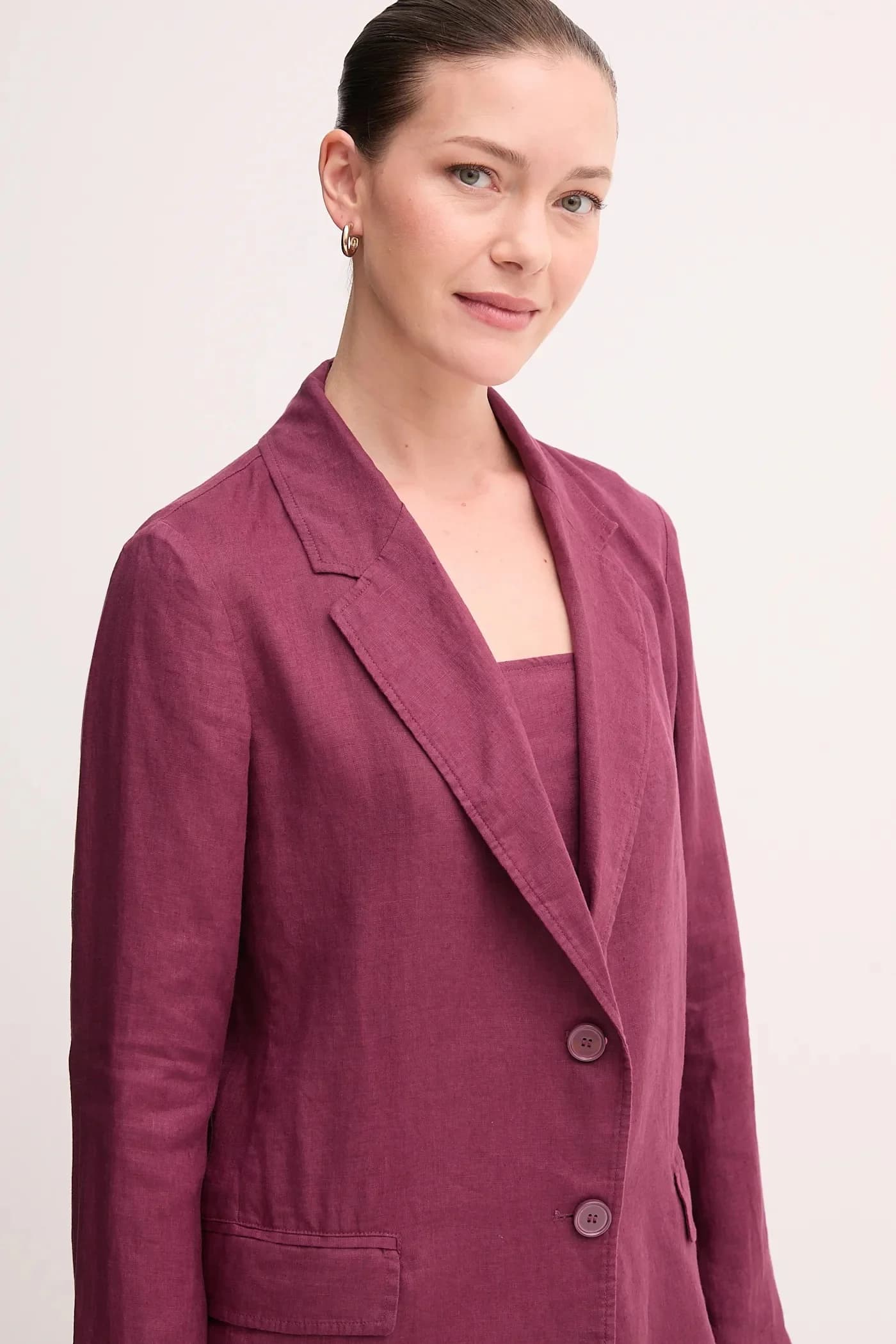 Льняная куртка - фото 4