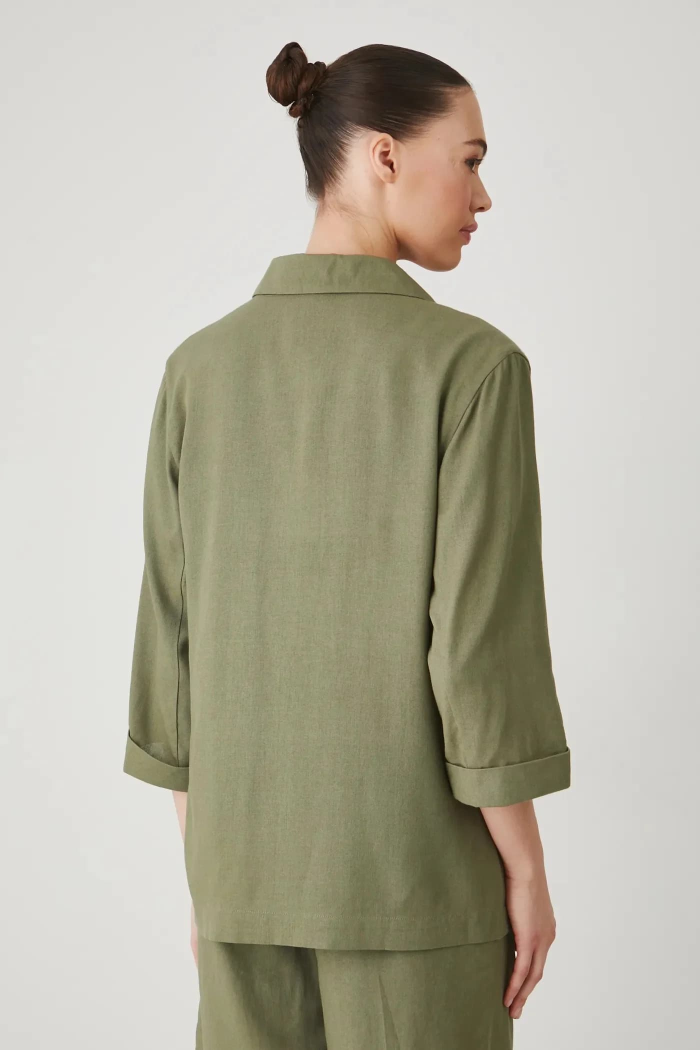 Кимоно из смесового льна - фото 3