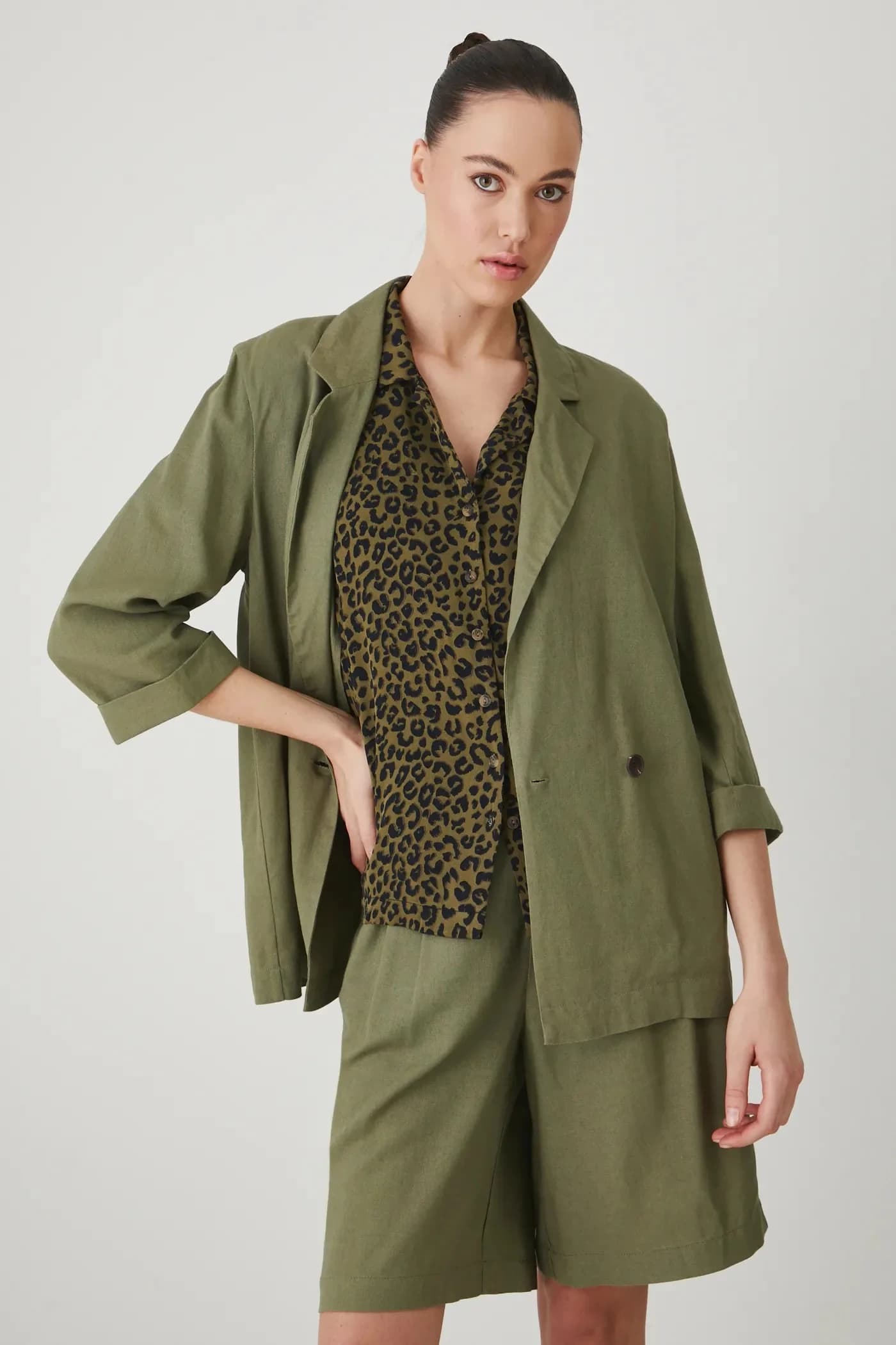 Кимоно из смесового льна - фото 4