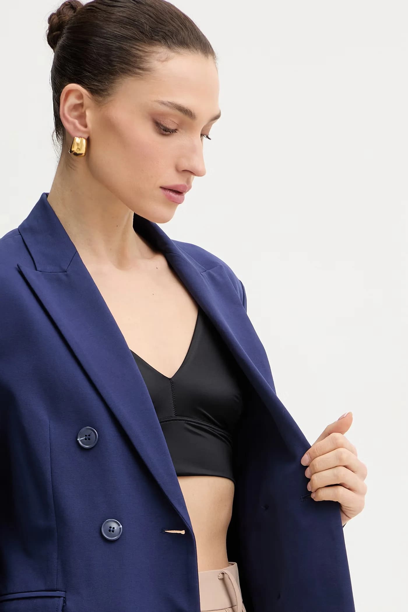 FATISE женский двубортный пиджак - фото 6