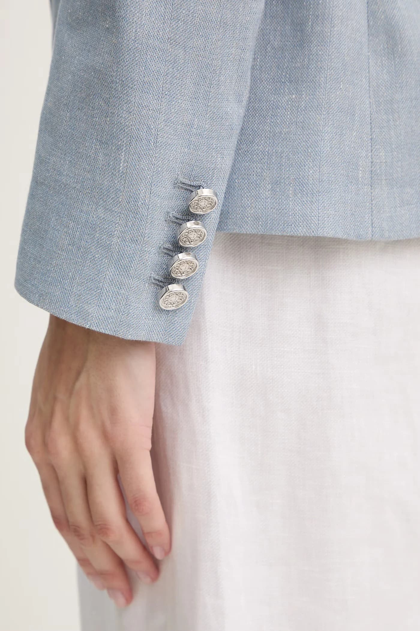 BUSSOLA куртка из смесового льна - фото 5