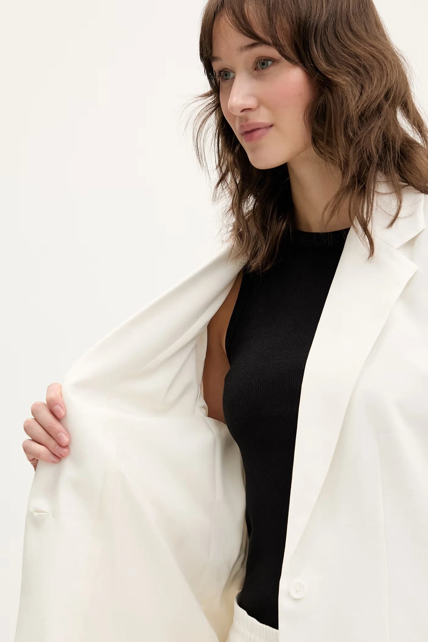 Пиджак из смесового льна - фото 6