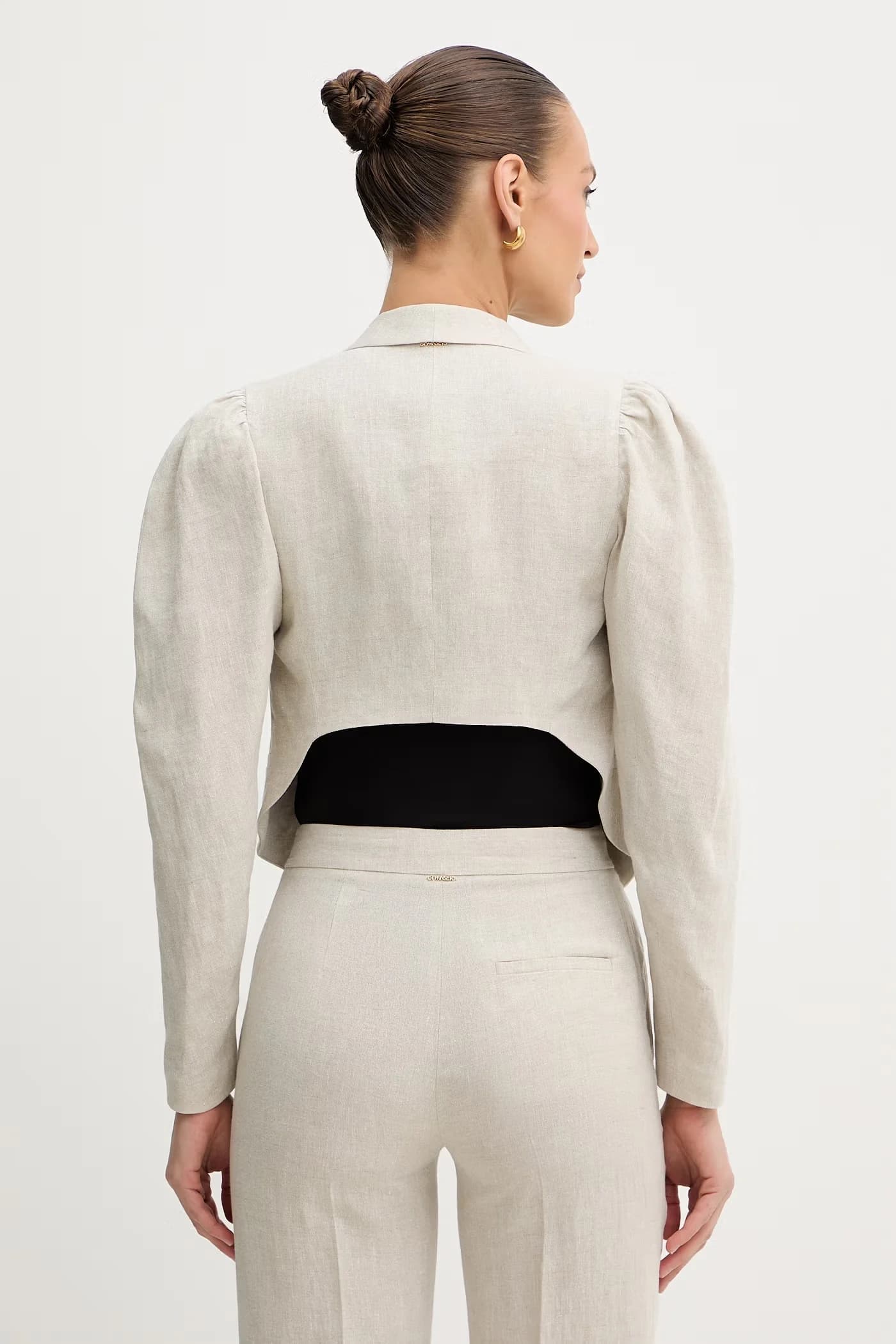 Жакет с льном - фото 3