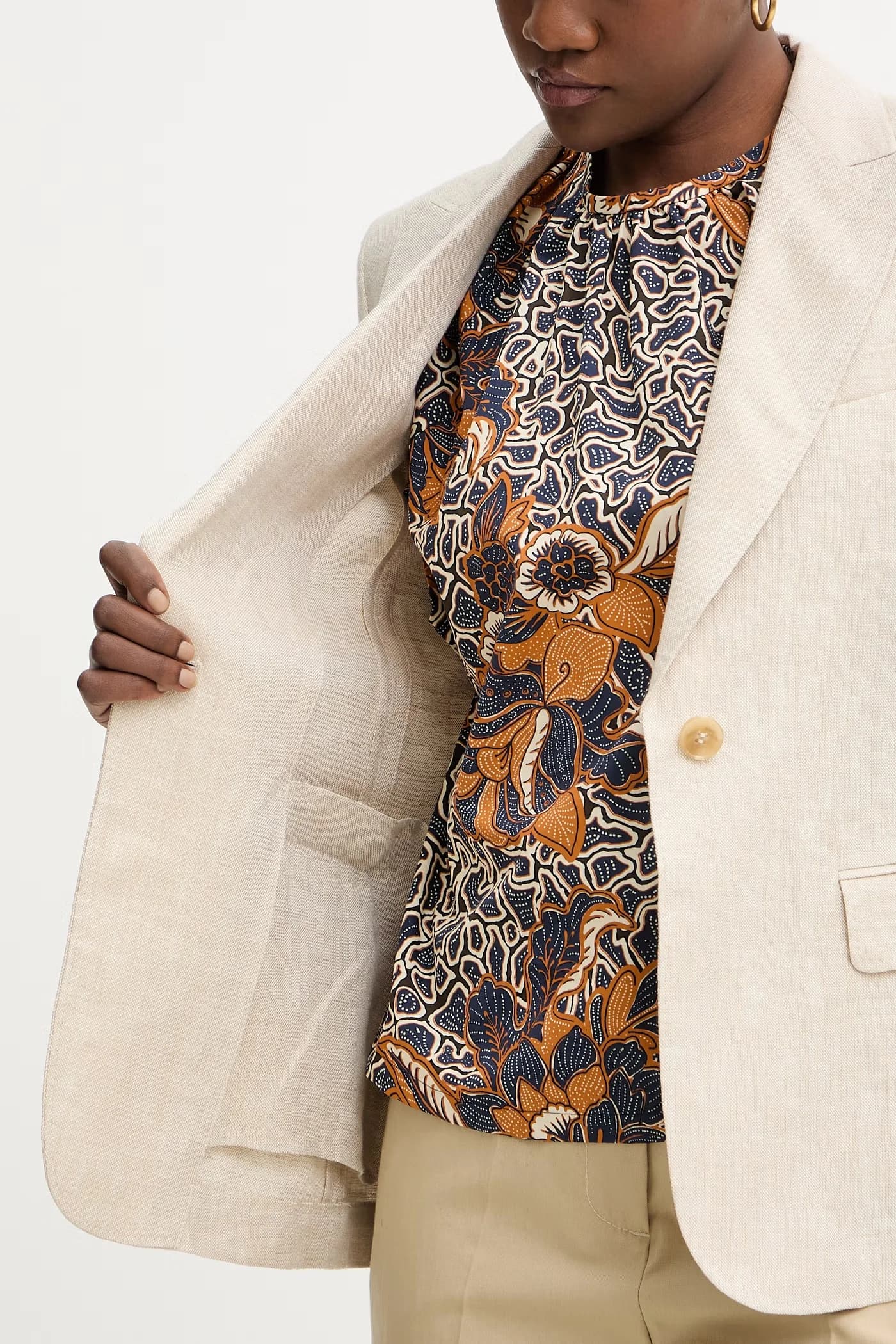 НАЛУТ льняная куртка - фото 6