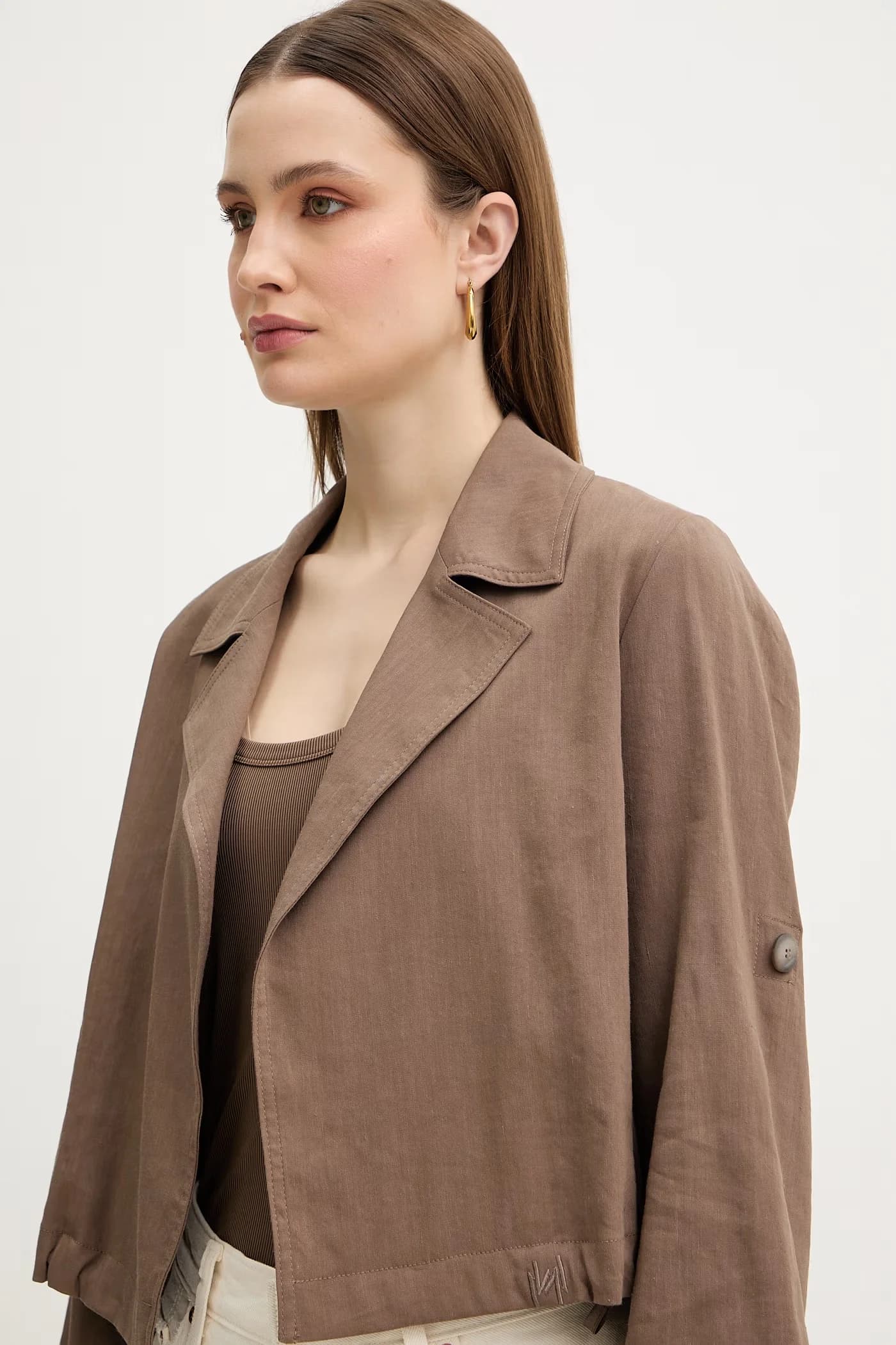 МЛМПАЛЧИ куртка из смесового льна - фото 4