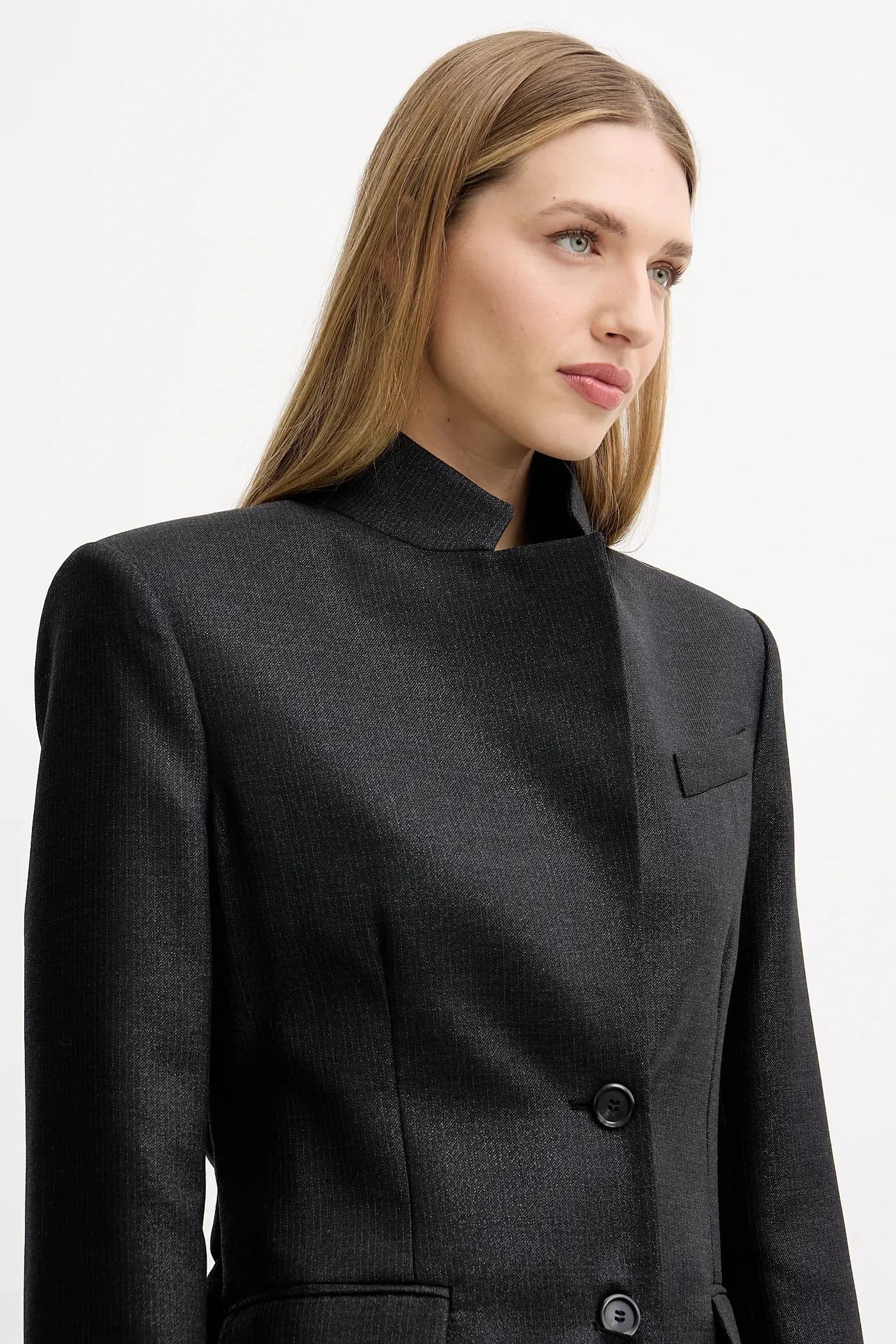 Куртка из смесовой шерсти - фото 4