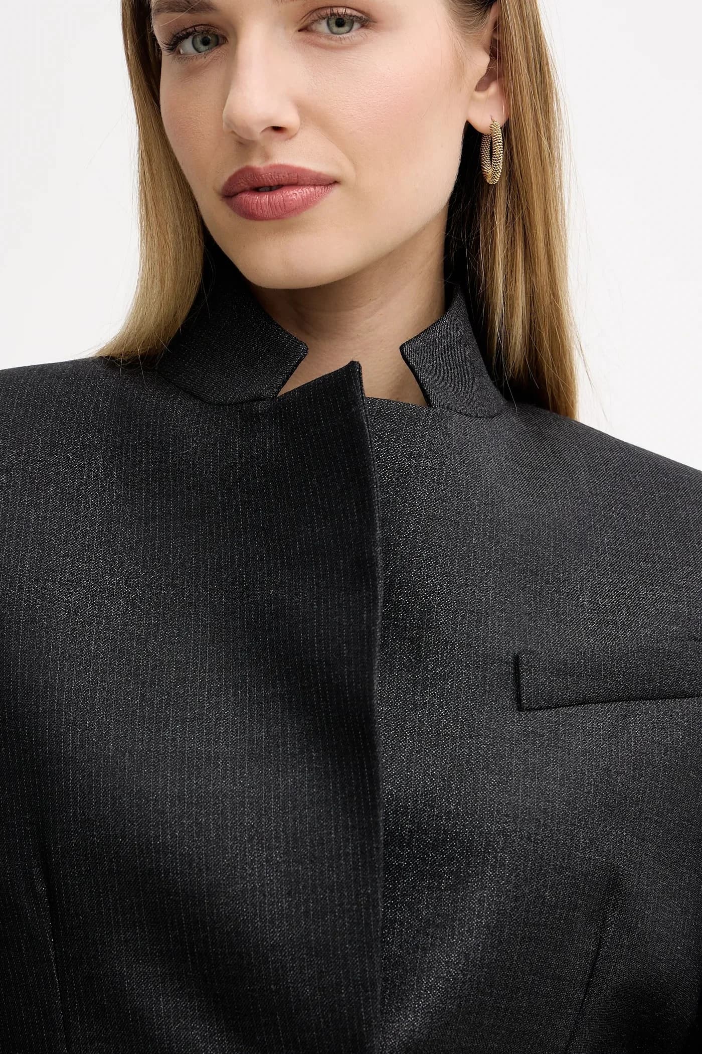 Куртка из смесовой шерсти - фото 5