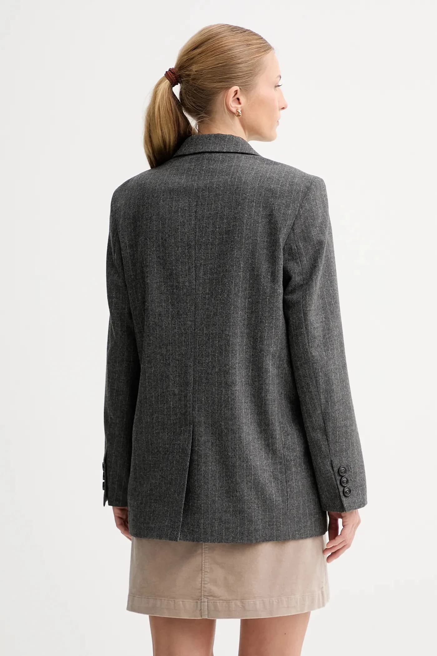 Куртка из смесовой шерсти - фото 3