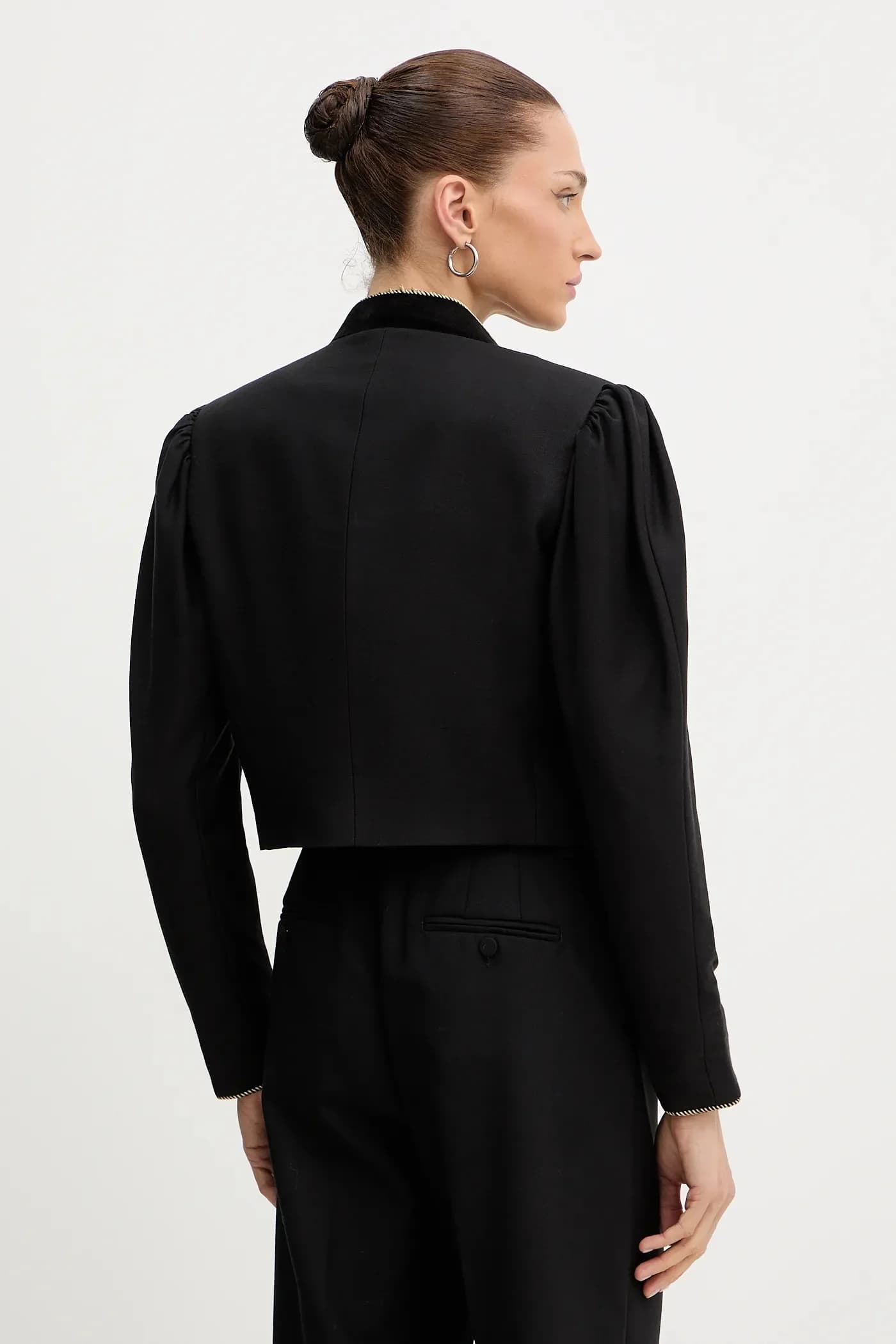 Куртка из смесовой шерсти - фото 3