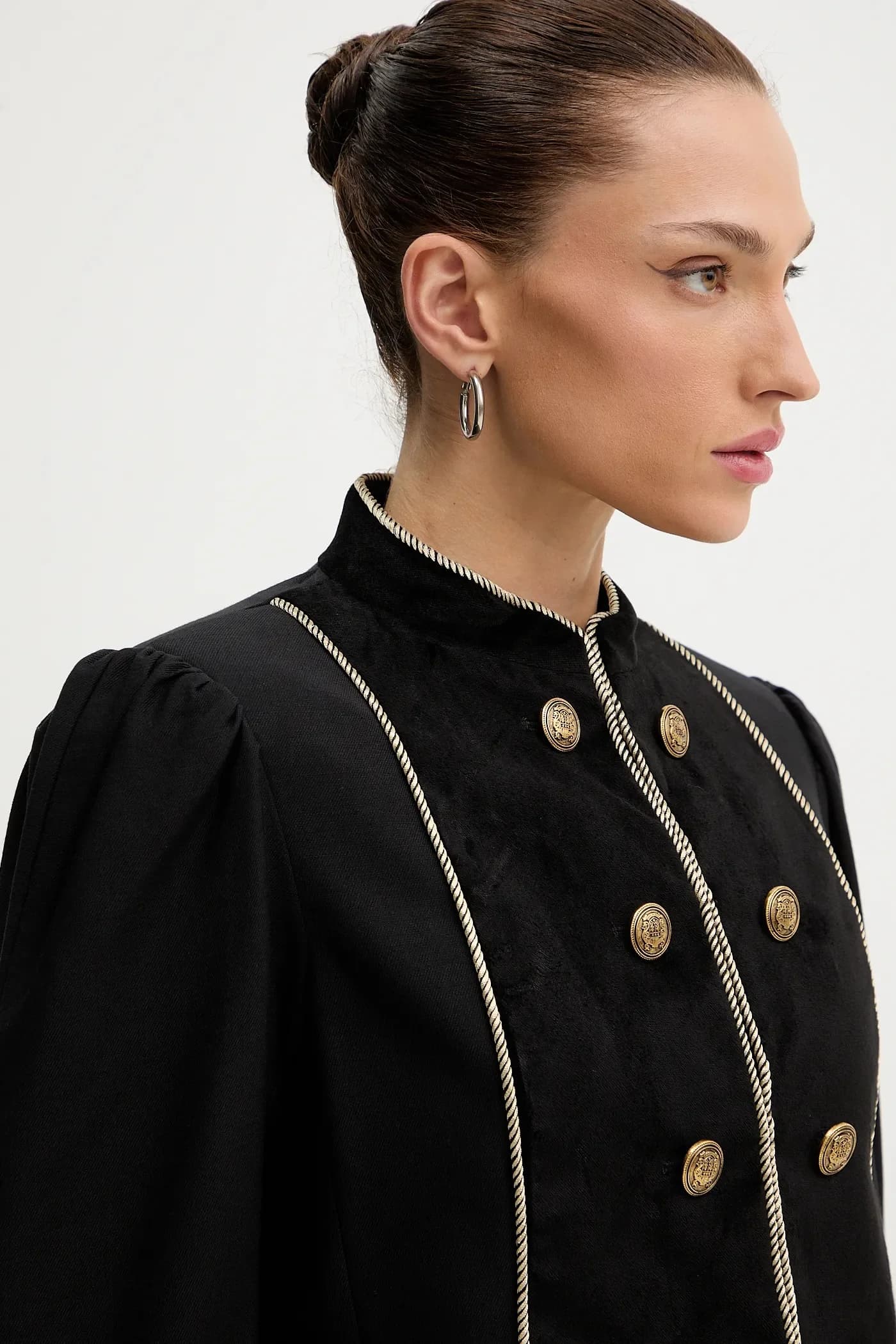 Куртка из смесовой шерсти - фото 4