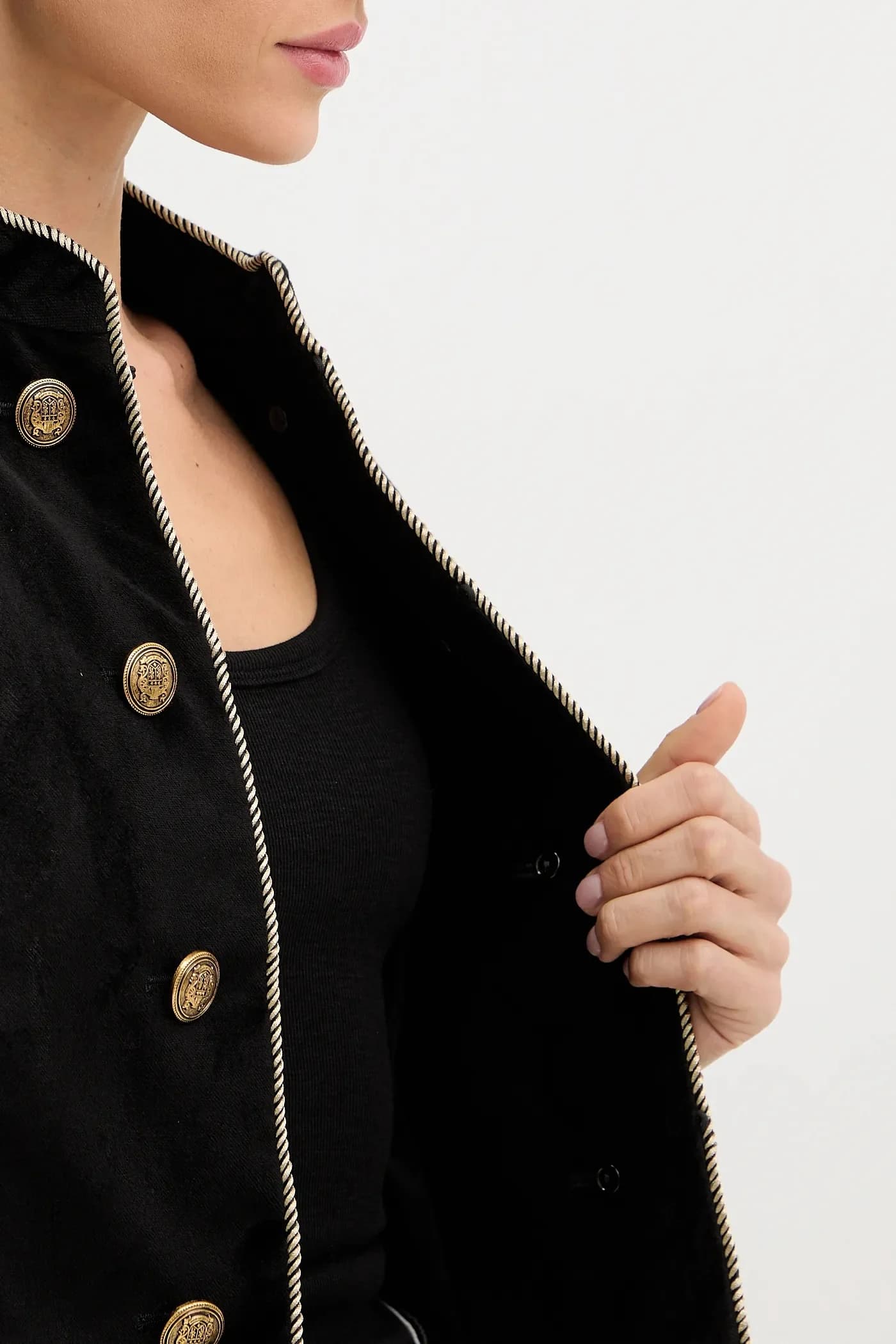 Куртка из смесовой шерсти - фото 6