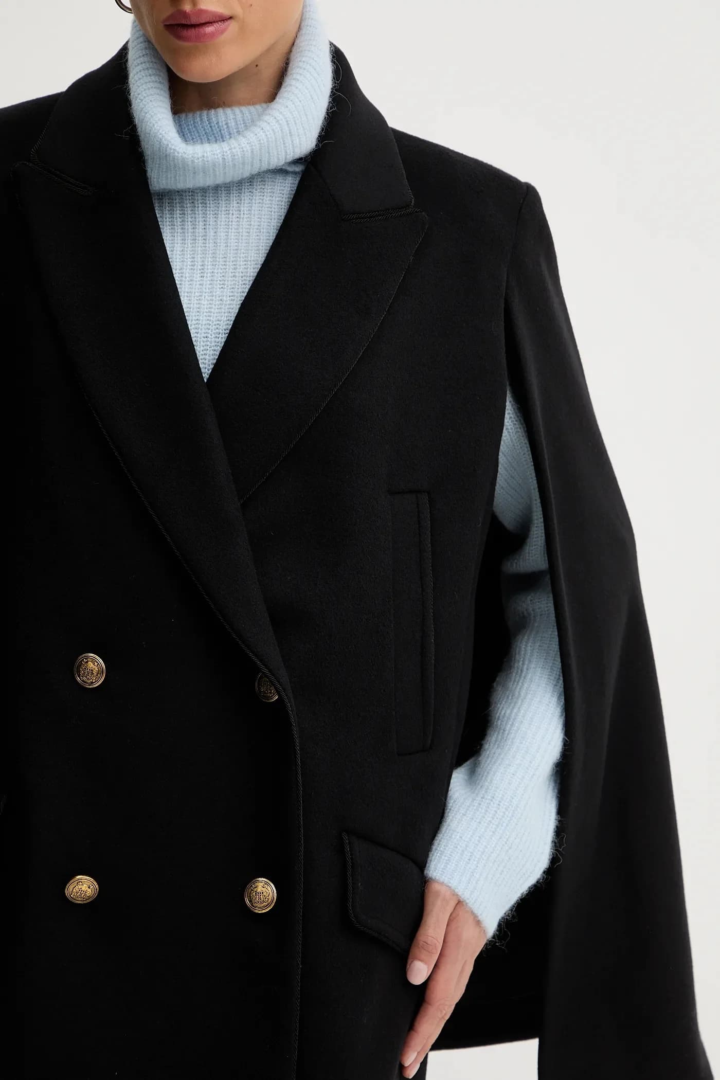 Куртка из смесовой шерсти - фото 5