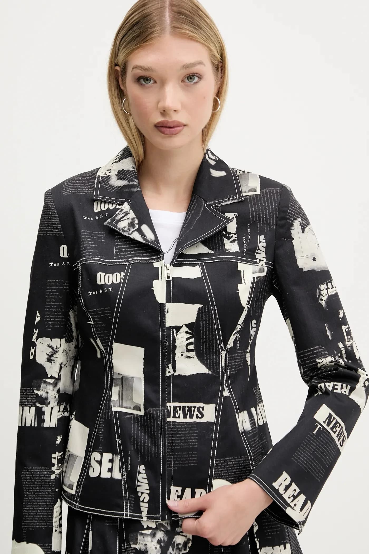 ГАЗЕТА ЧЕРНАЯ куртка - фото 4