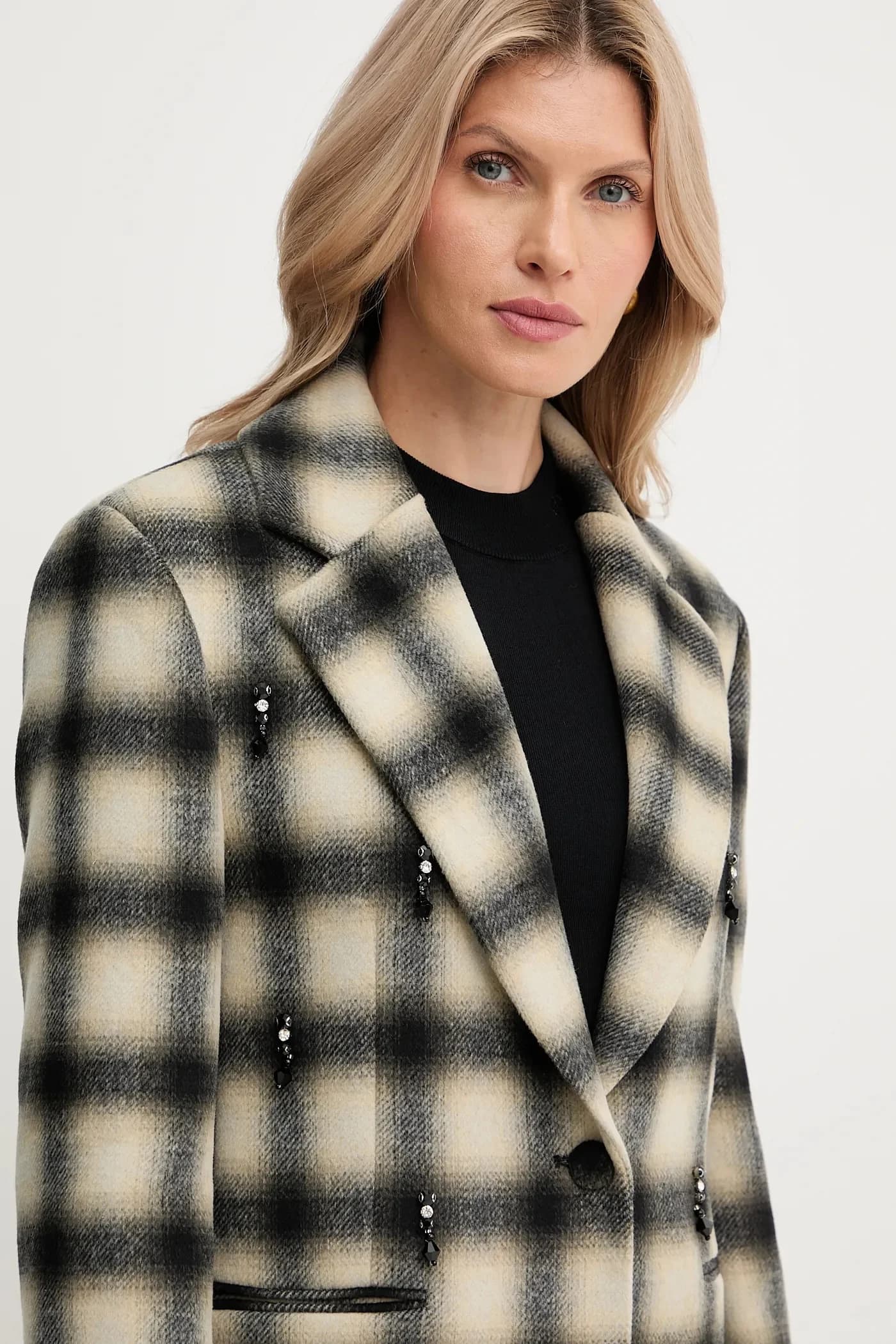 Куртка из смесовой шерсти - фото 4