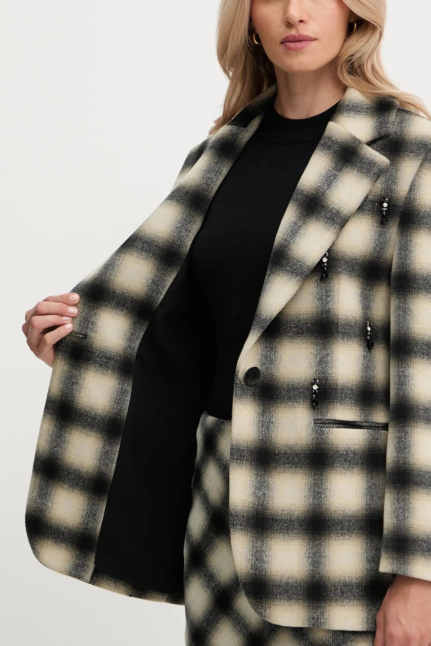 Куртка из смесовой шерсти - фото 8