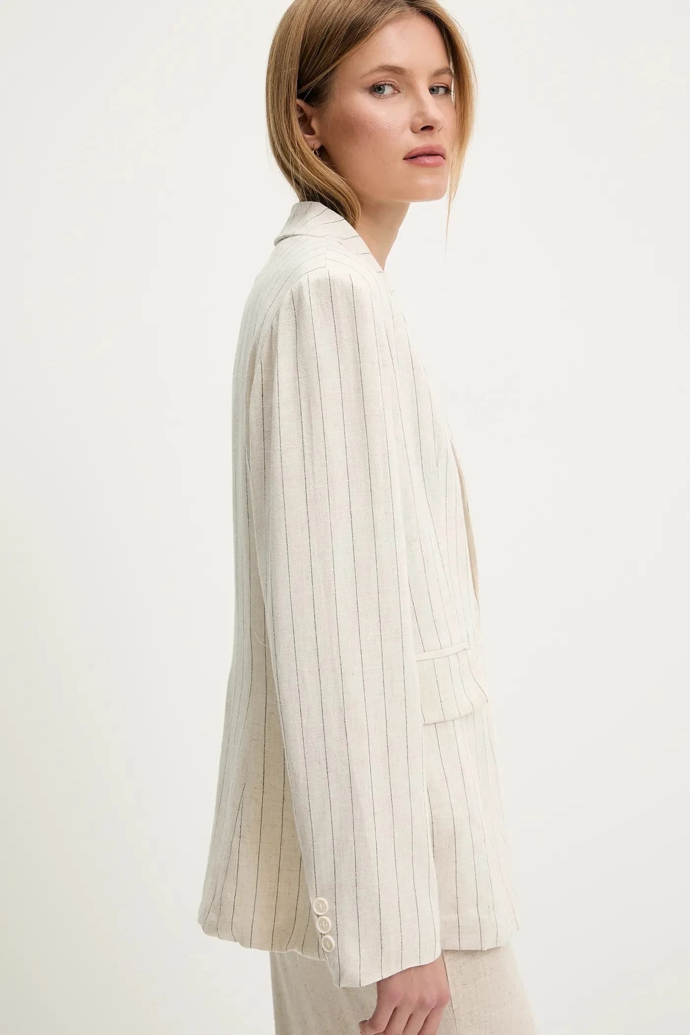 Льняная куртка - фото 4