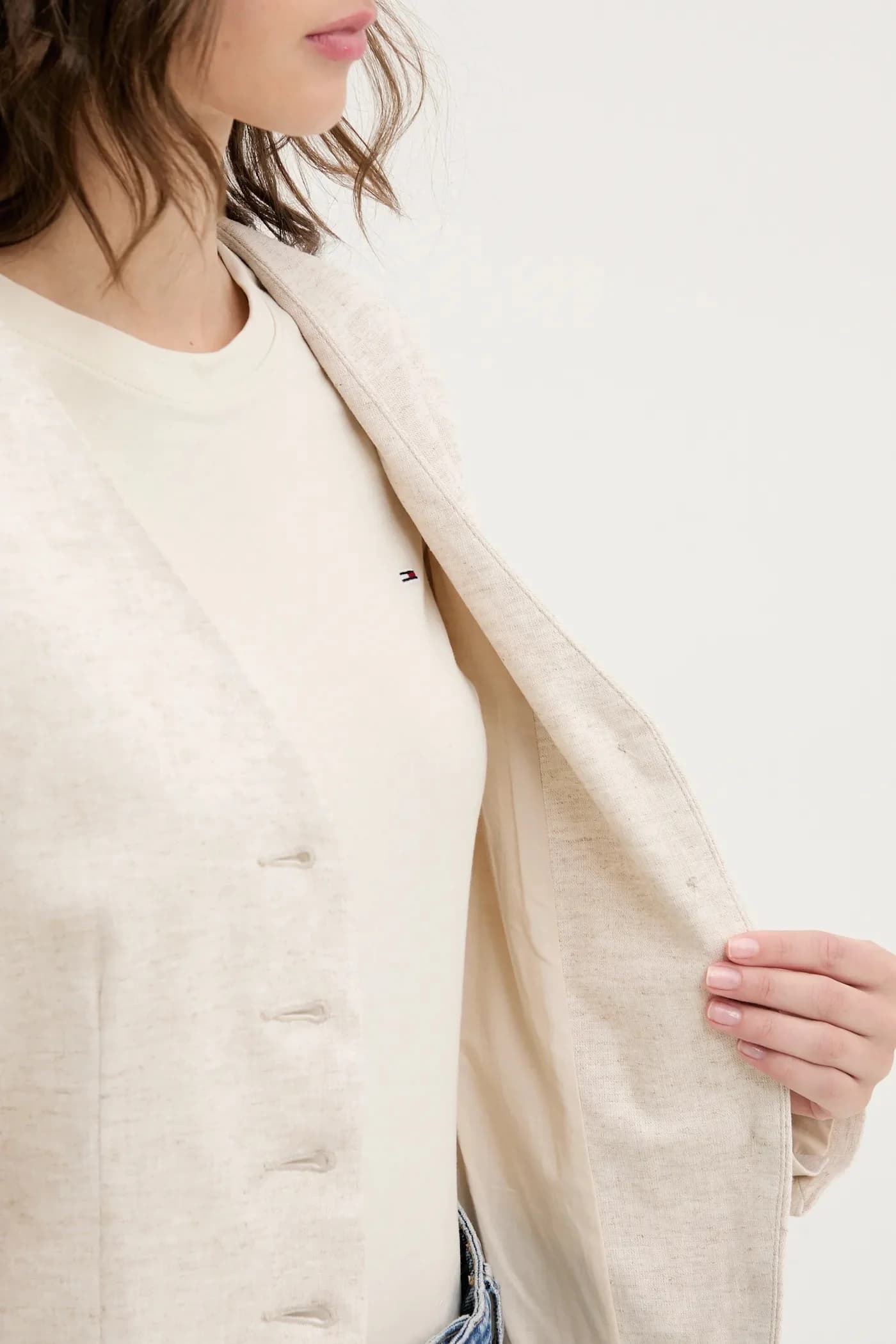 Льняная куртка - фото 7