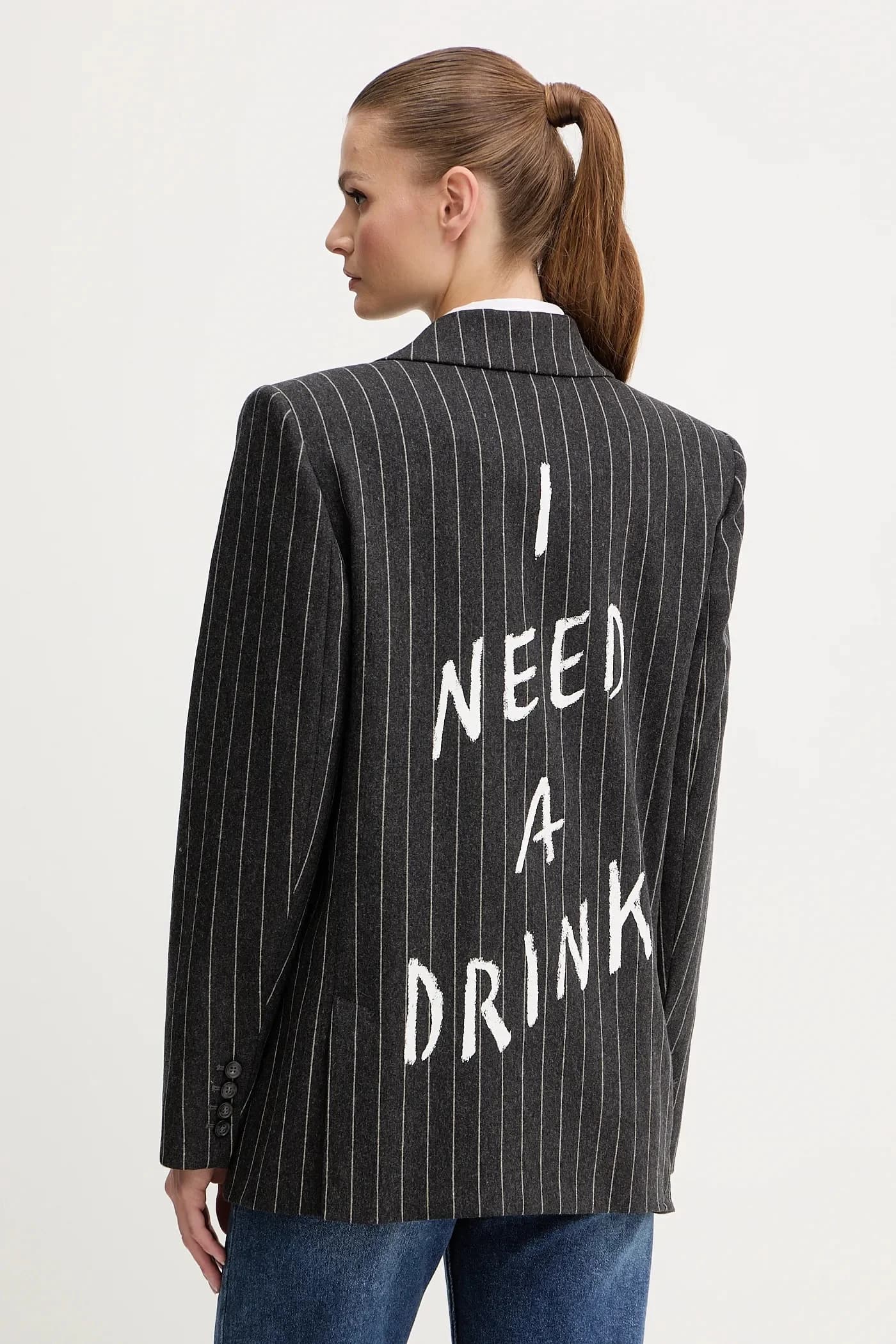 Куртка из смесовой шерсти - фото 3