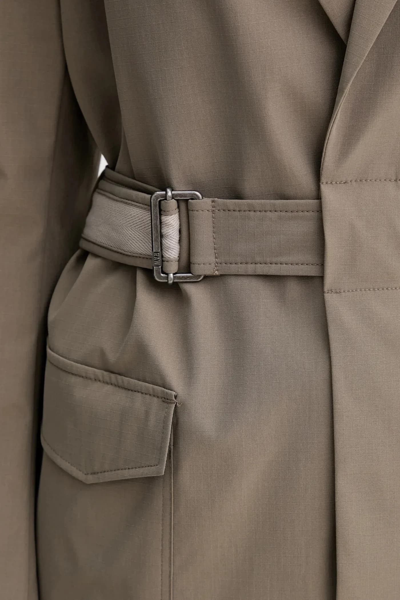 Куртка с поясом - фото 5