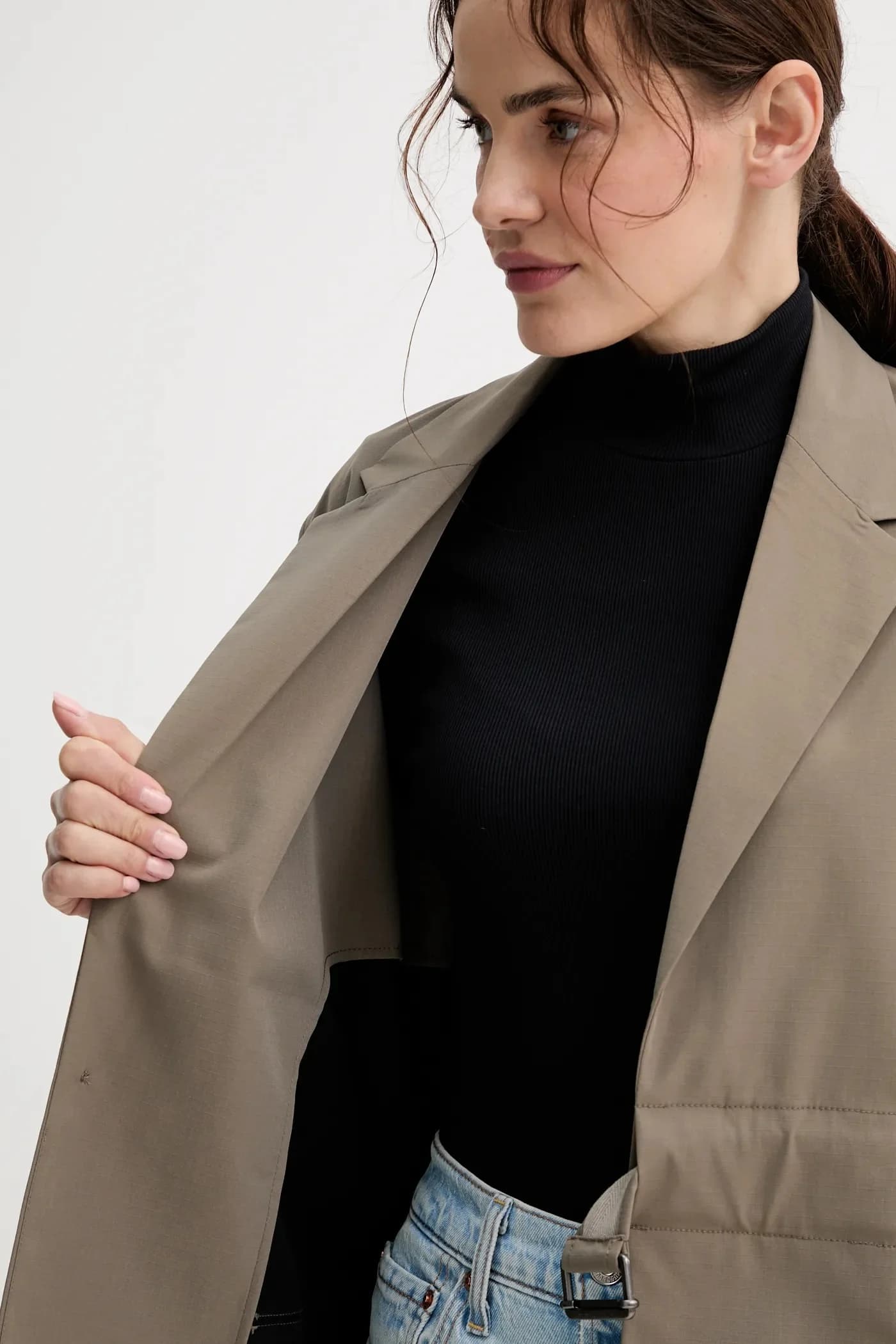 Куртка с поясом - фото 6