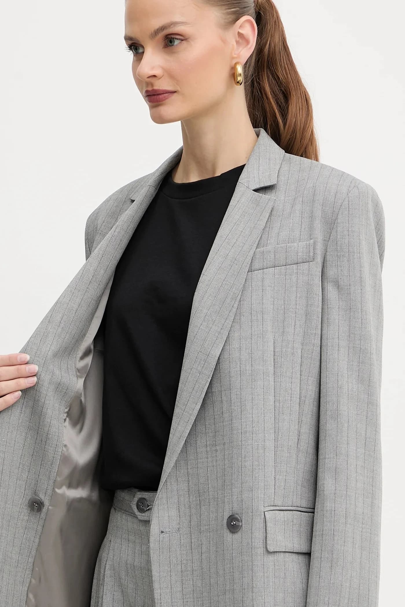 Куртка из смесовой шерсти - фото 6