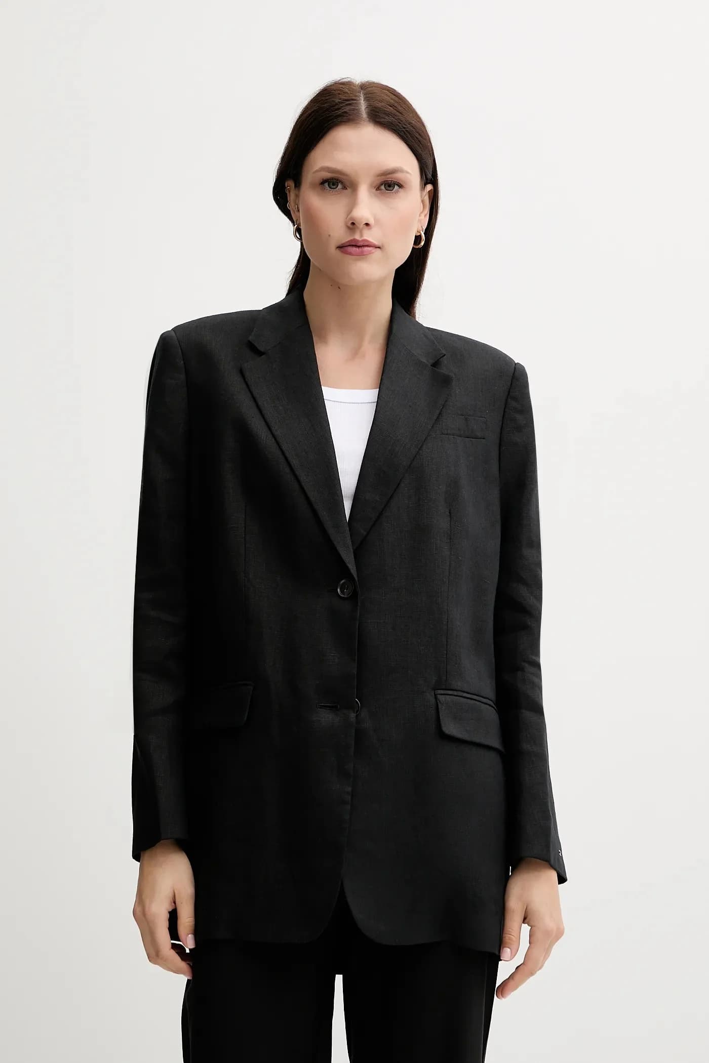 Льняная куртка