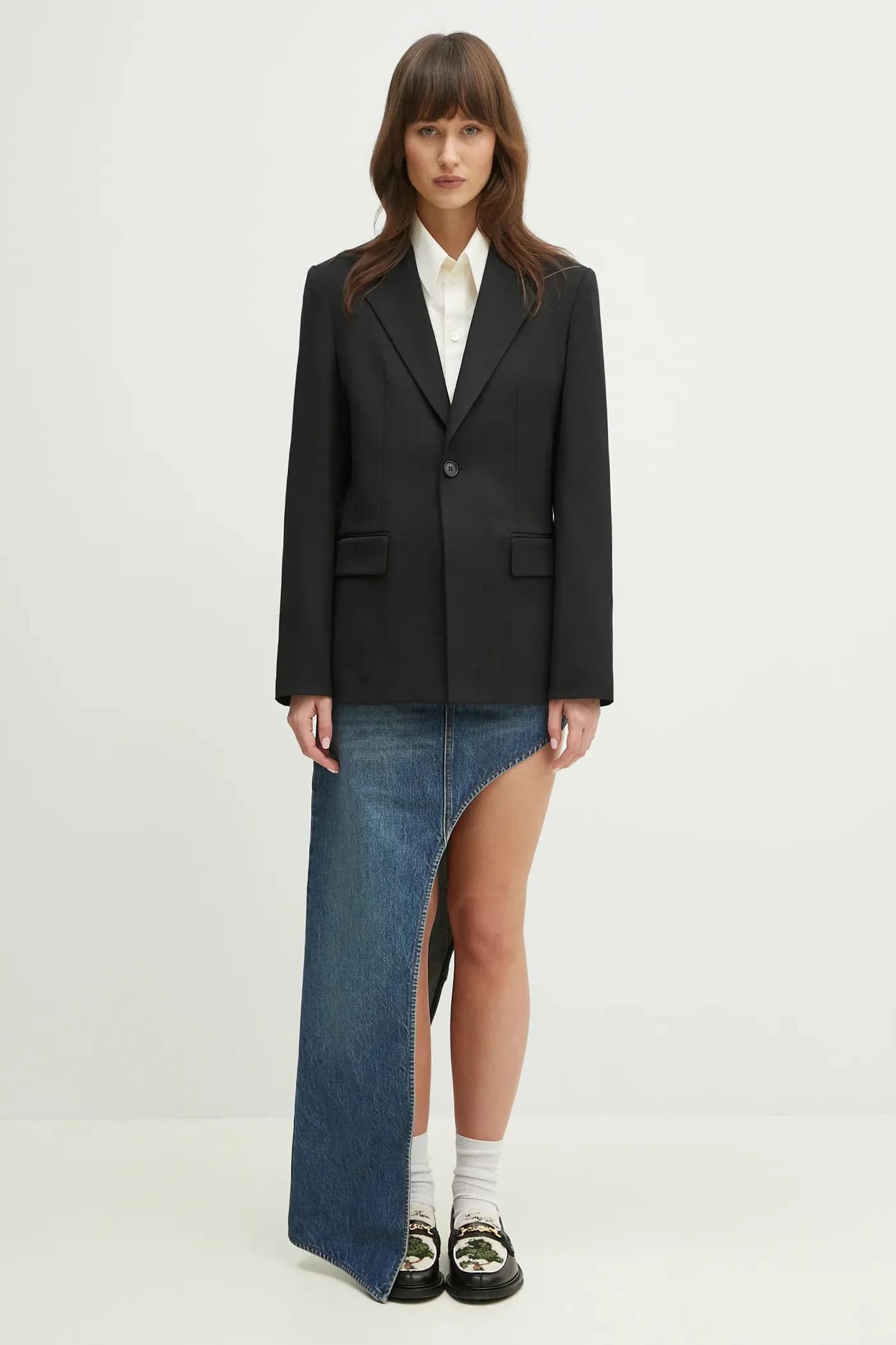 Куртка из смесовой шерсти - фото 7