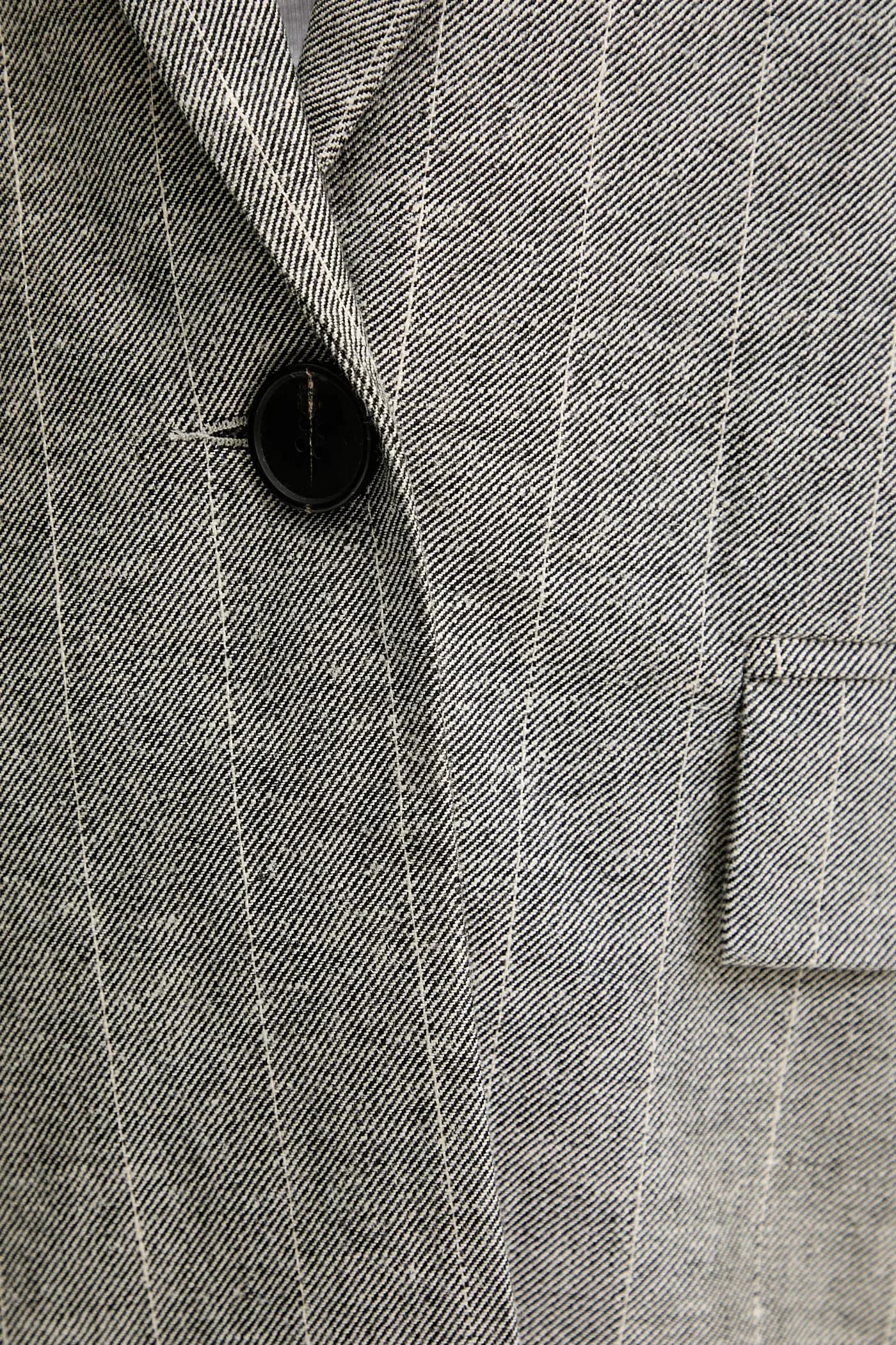 Пиджак из смесового льна - фото 7