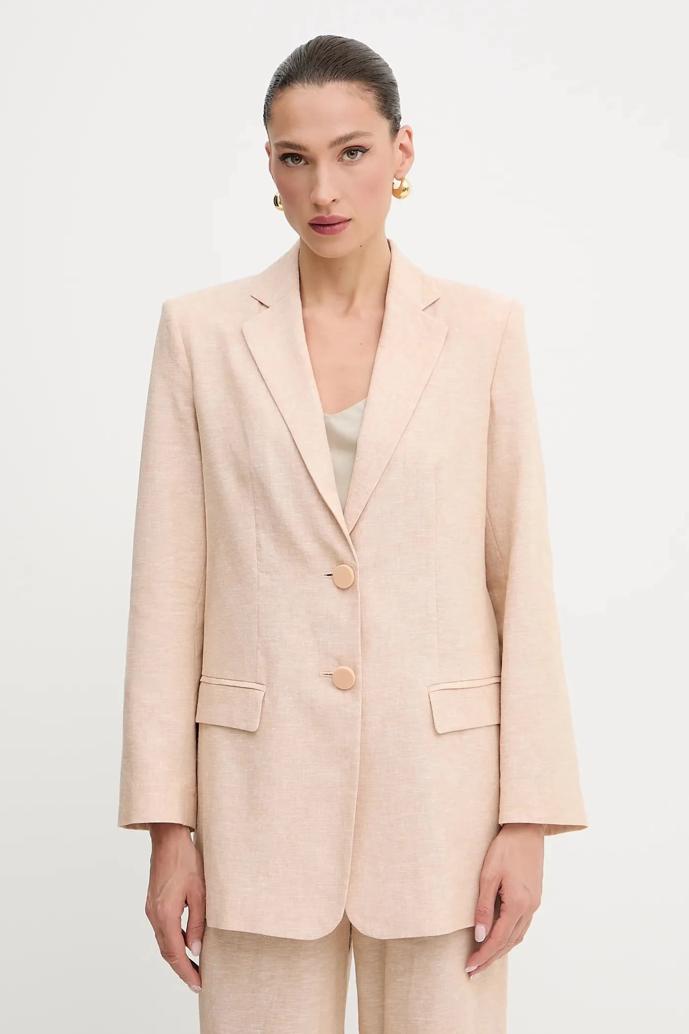 Льняная куртка