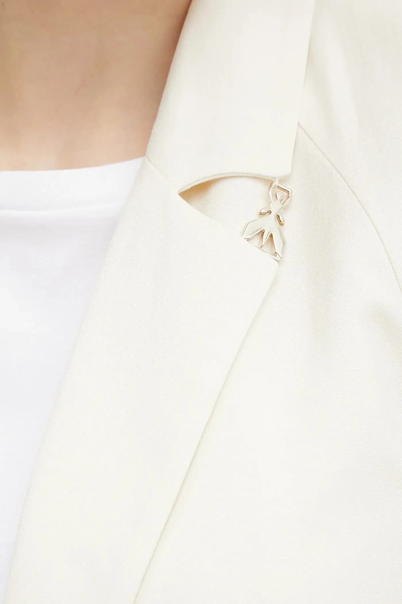 Пиджак из смесового льна - фото 5