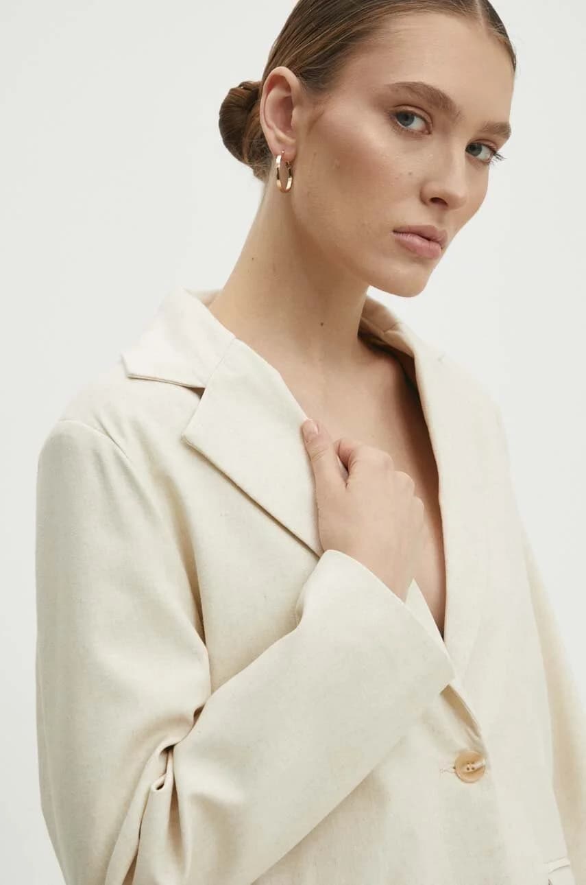 Льняная куртка - фото 4