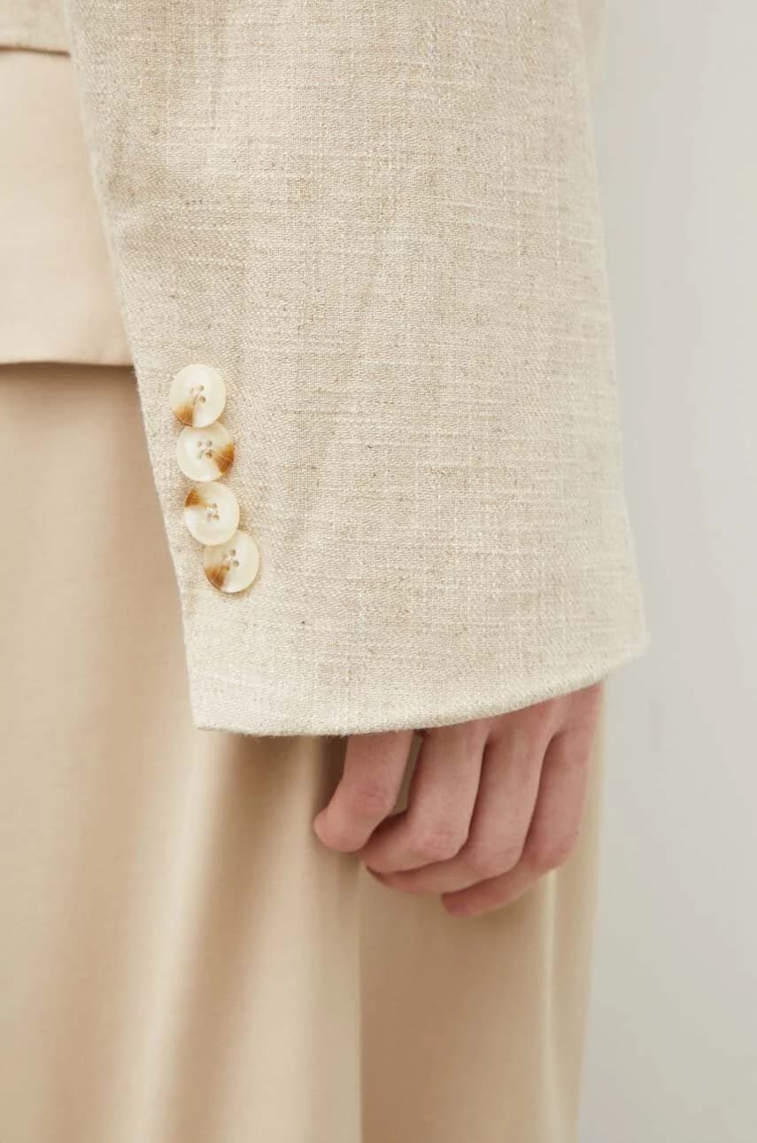 Льняная куртка - фото 5