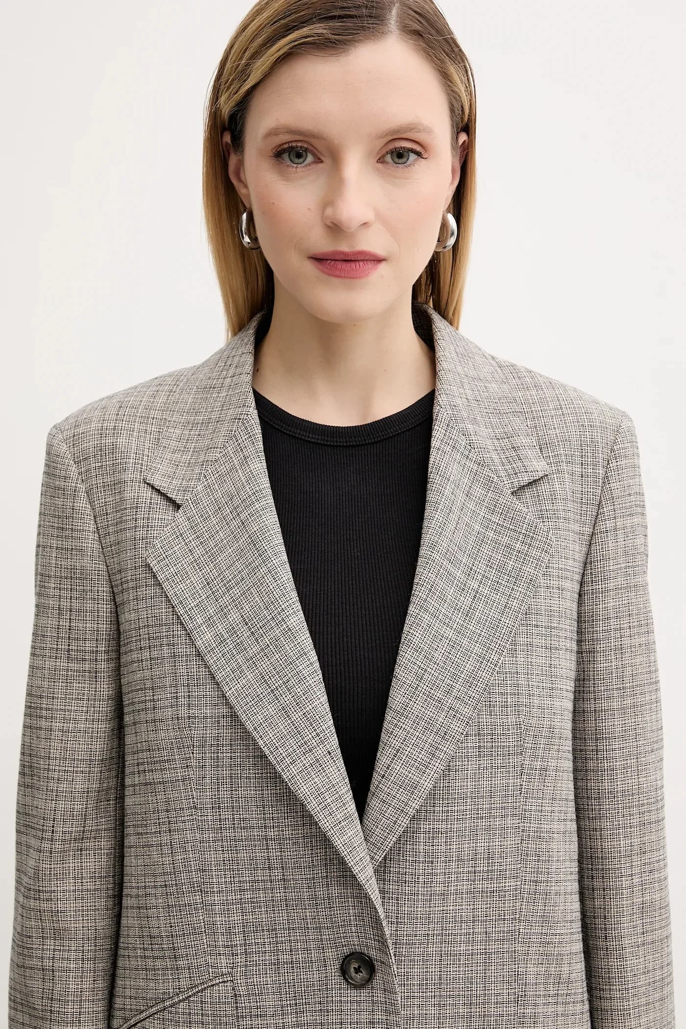 Куртка из смесовой шерсти - фото 4