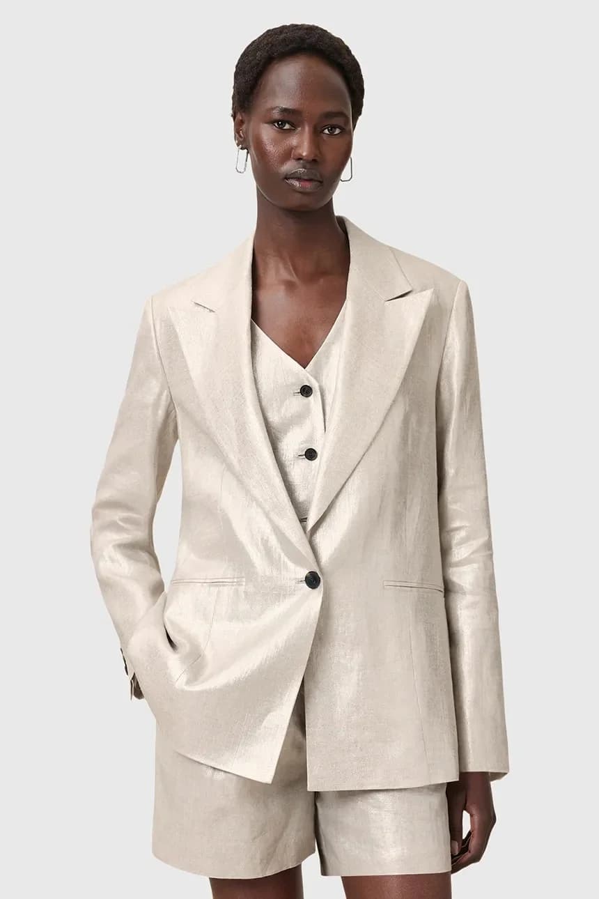 льняная куртка AVERIE