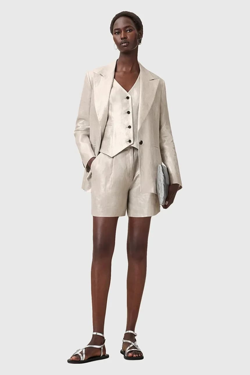 льняная куртка AVERIE - фото 6