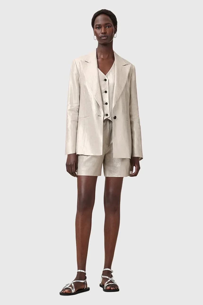 льняная куртка AVERIE - фото 7