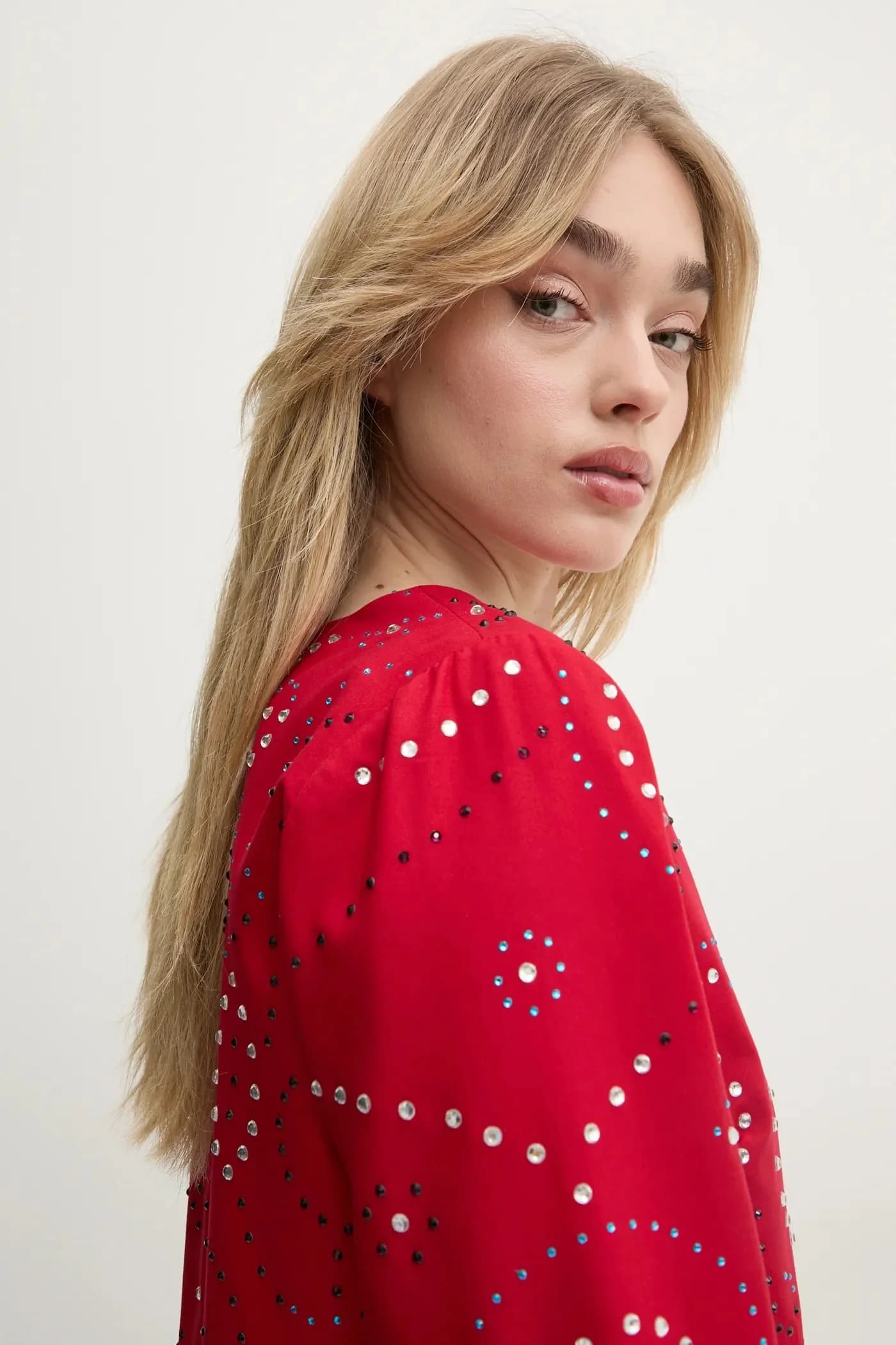 куртка с драгоценными камнями - фото 5