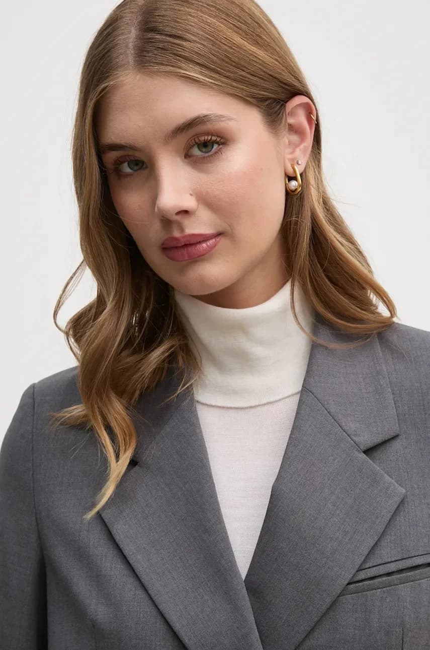 Куртка из смесовой шерсти - фото 4